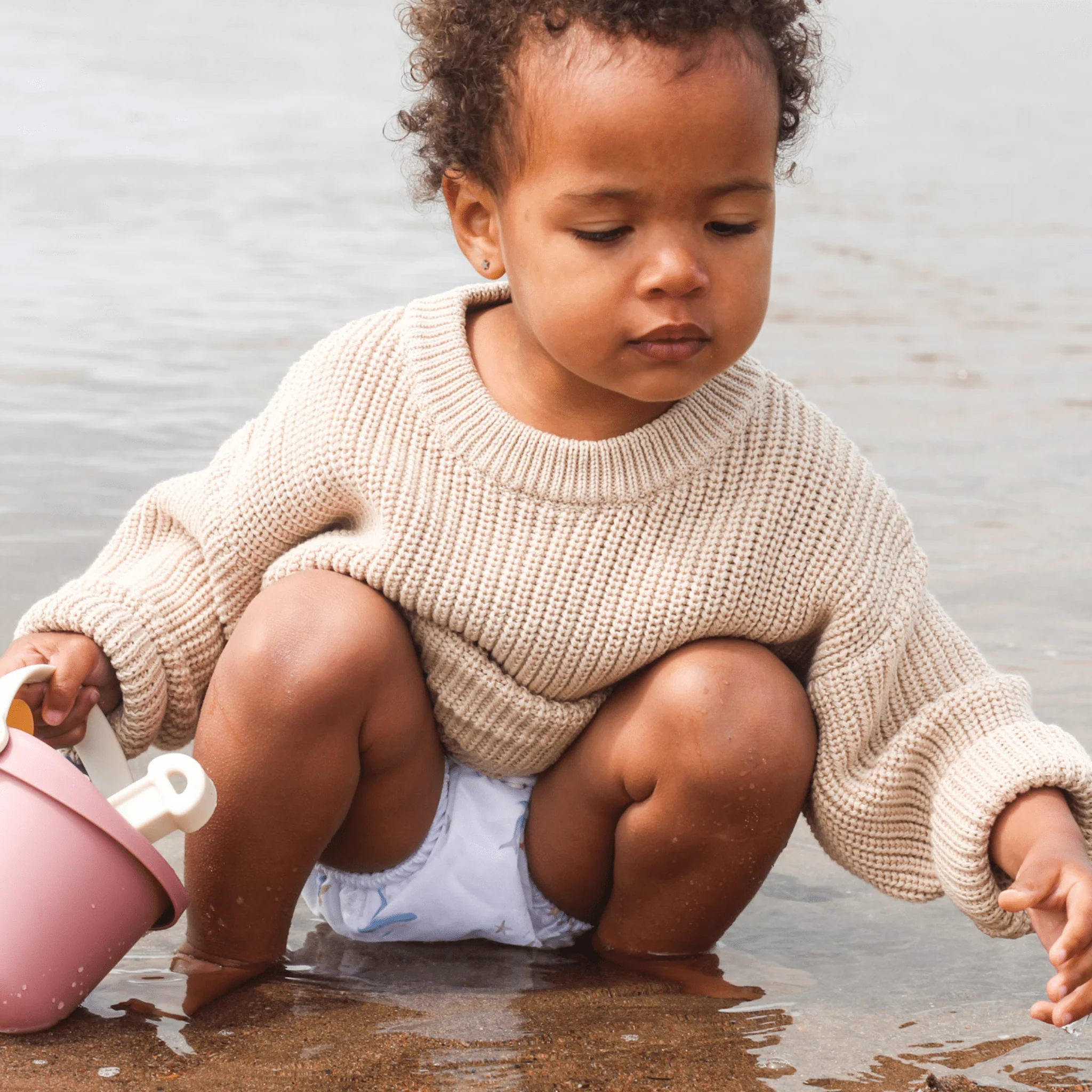 One Size Baby to Toddler Reusable Swim Nappies - Ocean Cuddles - Image 4