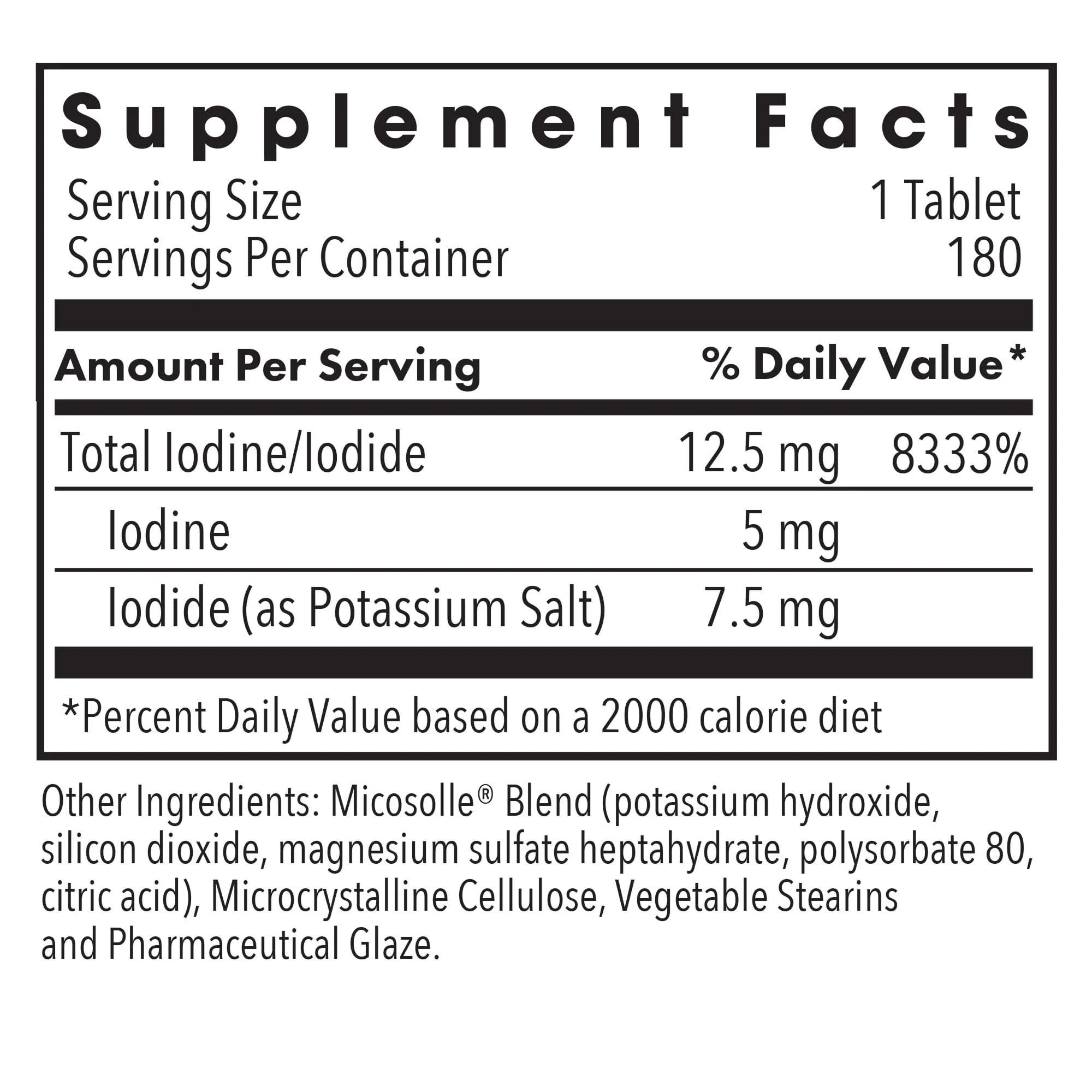 Optimox Iodoral 12.5 mg – Iodine & Potassium Iodide for Thyroid & Metabolic Balance (180 Servings, 180 Tablets) – Gluten & Soy Free - Image 11