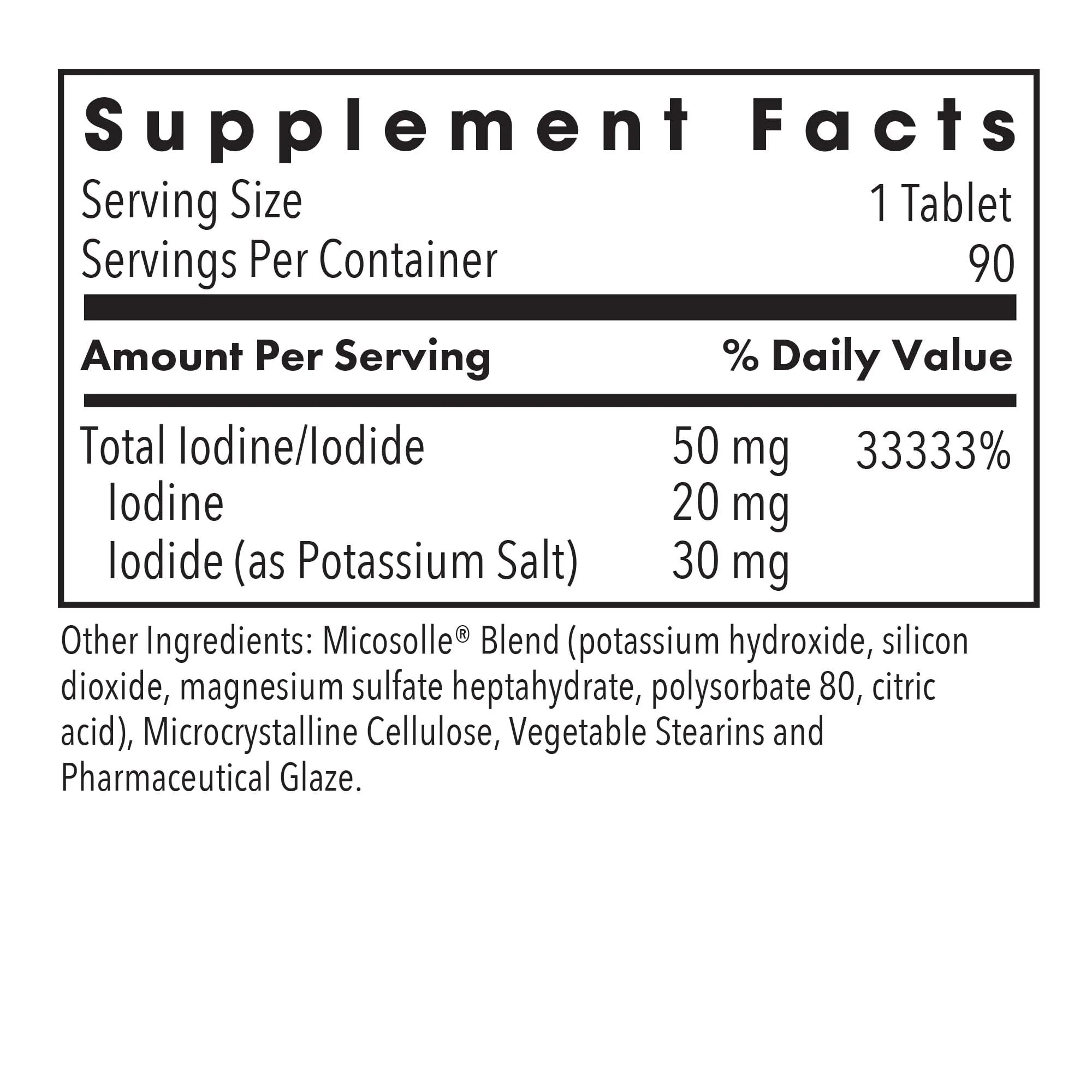 Optimox Iodoral 50 mg - Iodine & Potassium Iodide Supplement for Thyroid & Immune Support | Non-GMO & Gluten-Free - 90 Servings - Image 4