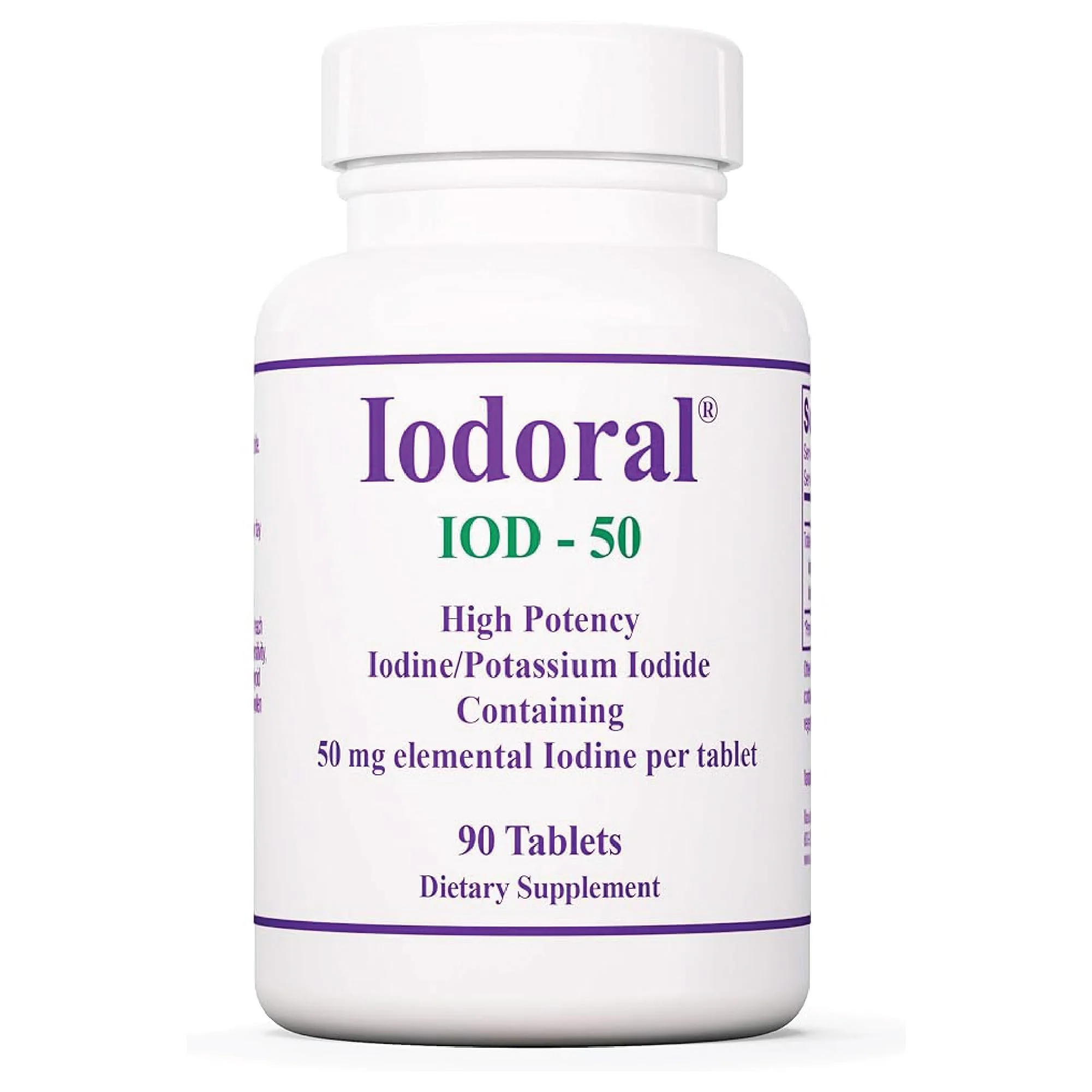 Optimox Iodoral 50 mg - Iodine & Potassium Iodide Supplement for Thyroid & Immune Support | Non-GMO & Gluten-Free - 90 Servings - Image 9
