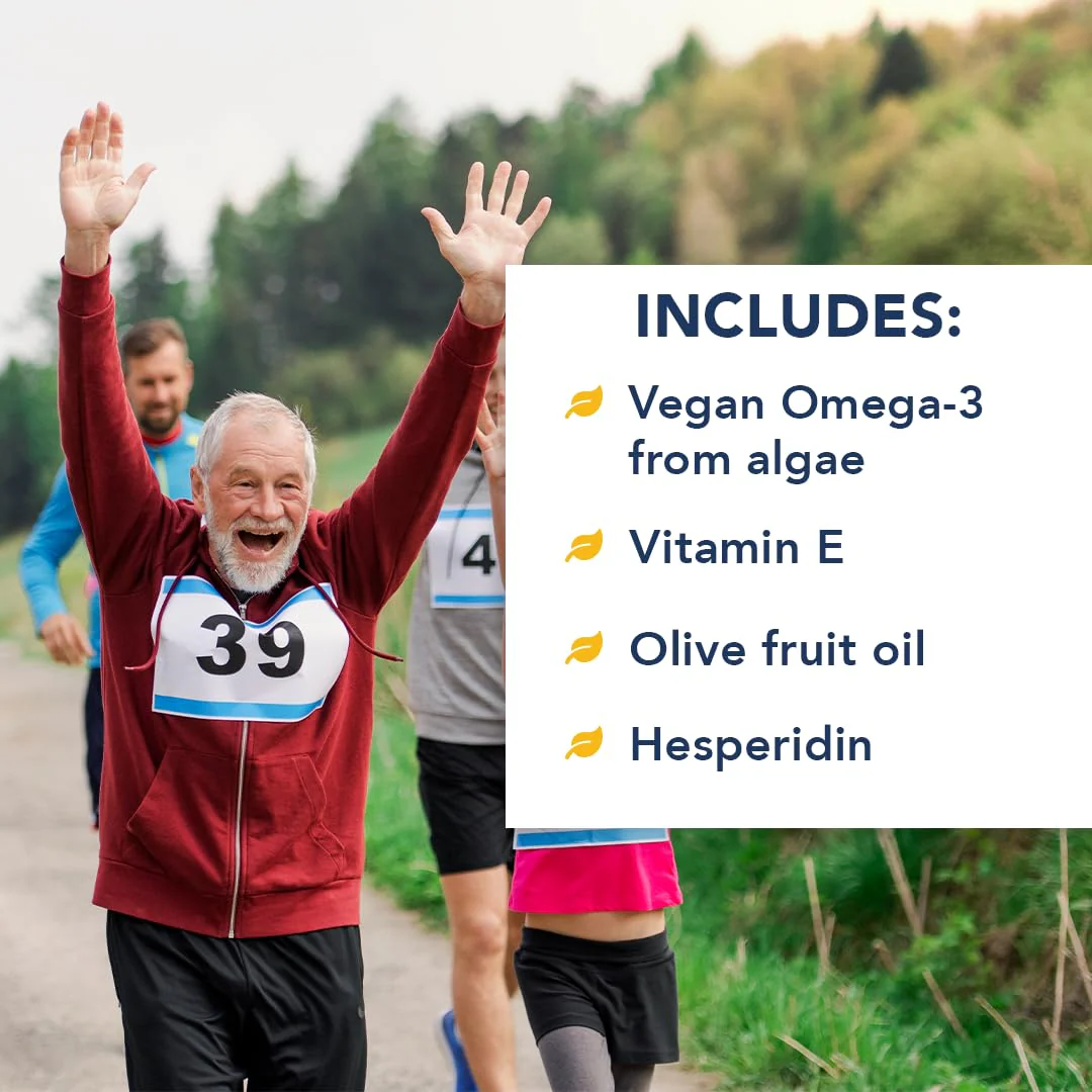Optinexx Premium Vegan Omega-3 – Algae DHA & EPA + Vitamin E - Image 5