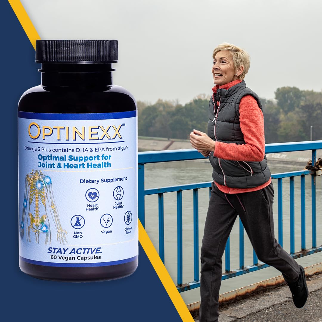Optinexx Premium Vegan Omega-3 – Algae DHA & EPA + Vitamin E - Image 6