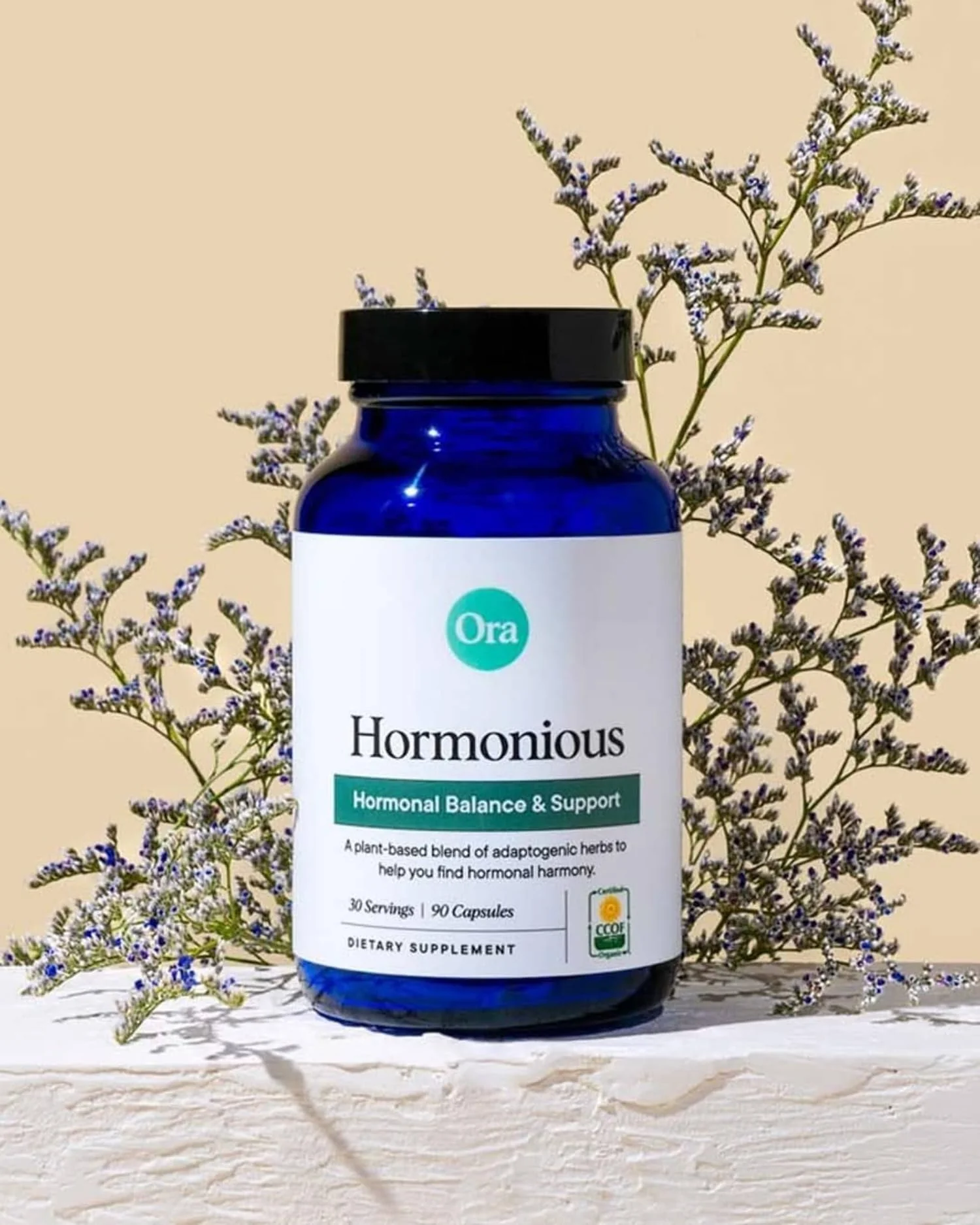 Ora Organic Hormone Balance for Women | Hormonal Acne & PMS Support | 90 Capsules - Image 3