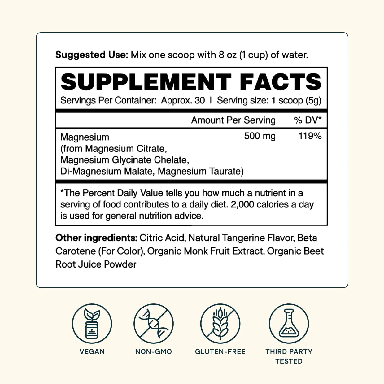 Ora Organic Magnificent Magnesium Complex Powder – 4-in-1 for Sleep, Recovery & Heart Health - Image 5