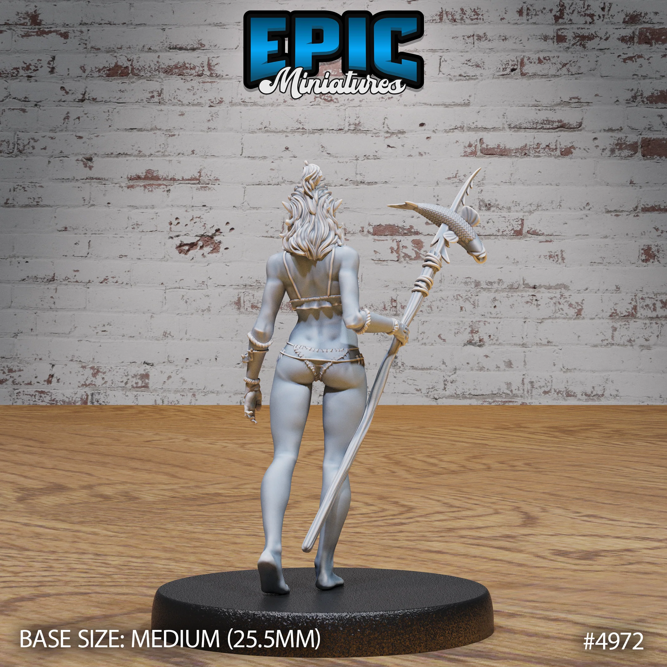 Orc Fisher Female #4972-#4974 | Epic Miniatures | D&D Tabletop Miniatures - Image 3