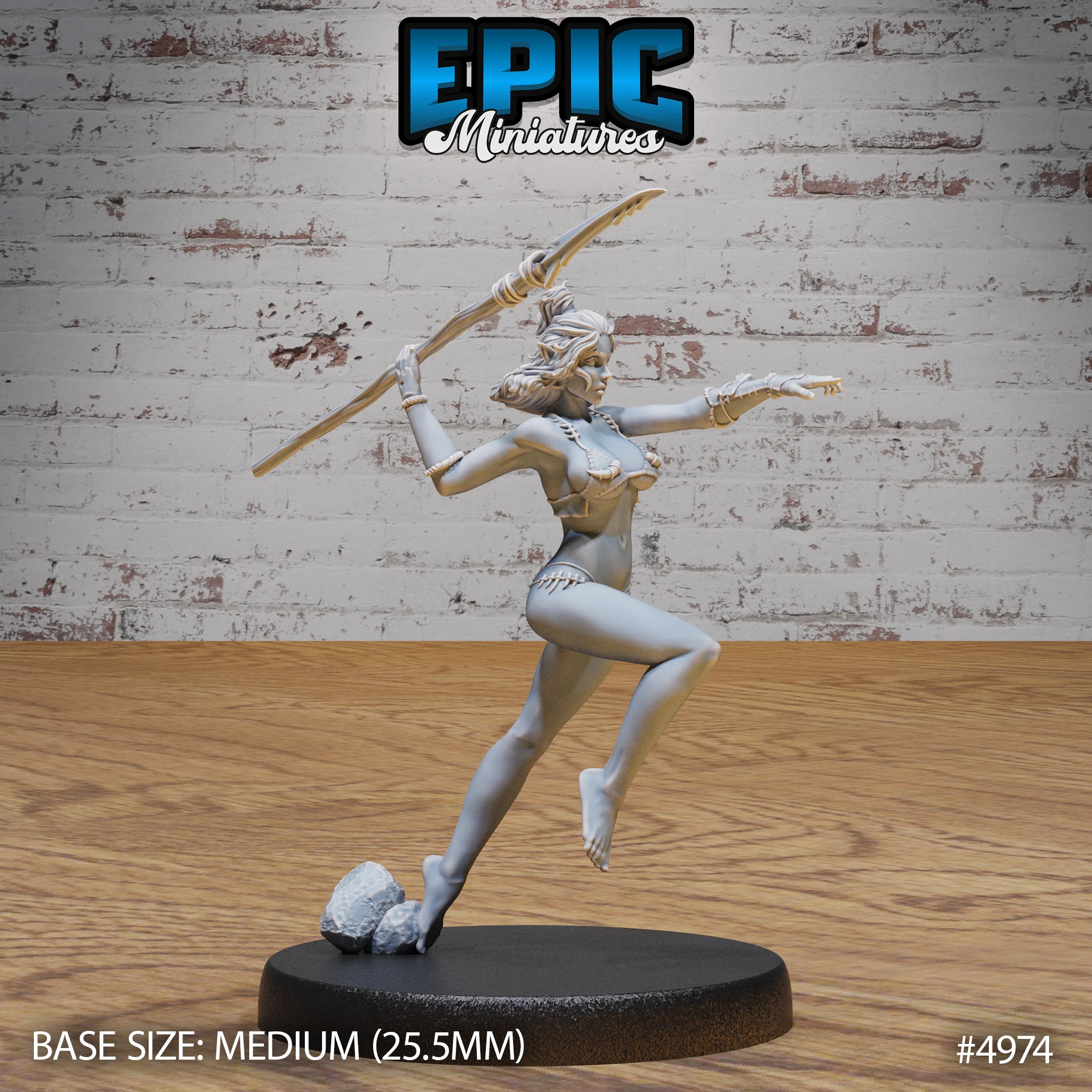 Orc Fisher Female #4972-#4974 | Epic Miniatures | D&D Tabletop Miniatures - Image 6