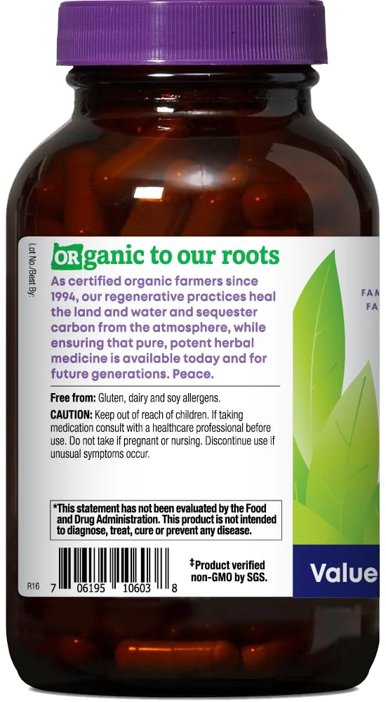 Oregon's Wild Harvest Milk Thistle Organic Non-GMO Vegan Capsules – 180 Count - Image 4