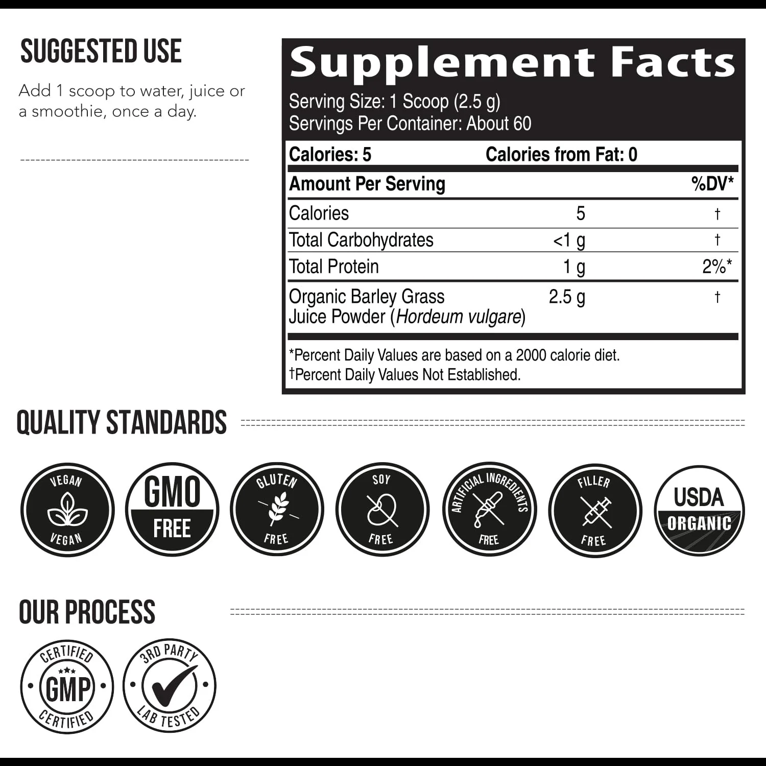 Organic Barley Grass Juice Powder – Utah Volcanic Soil, Raw & BioActive, Cold-Pressed CO2 Dried, Gluten Free, GMO Free, Vegan – 5.3 oz - Image 8