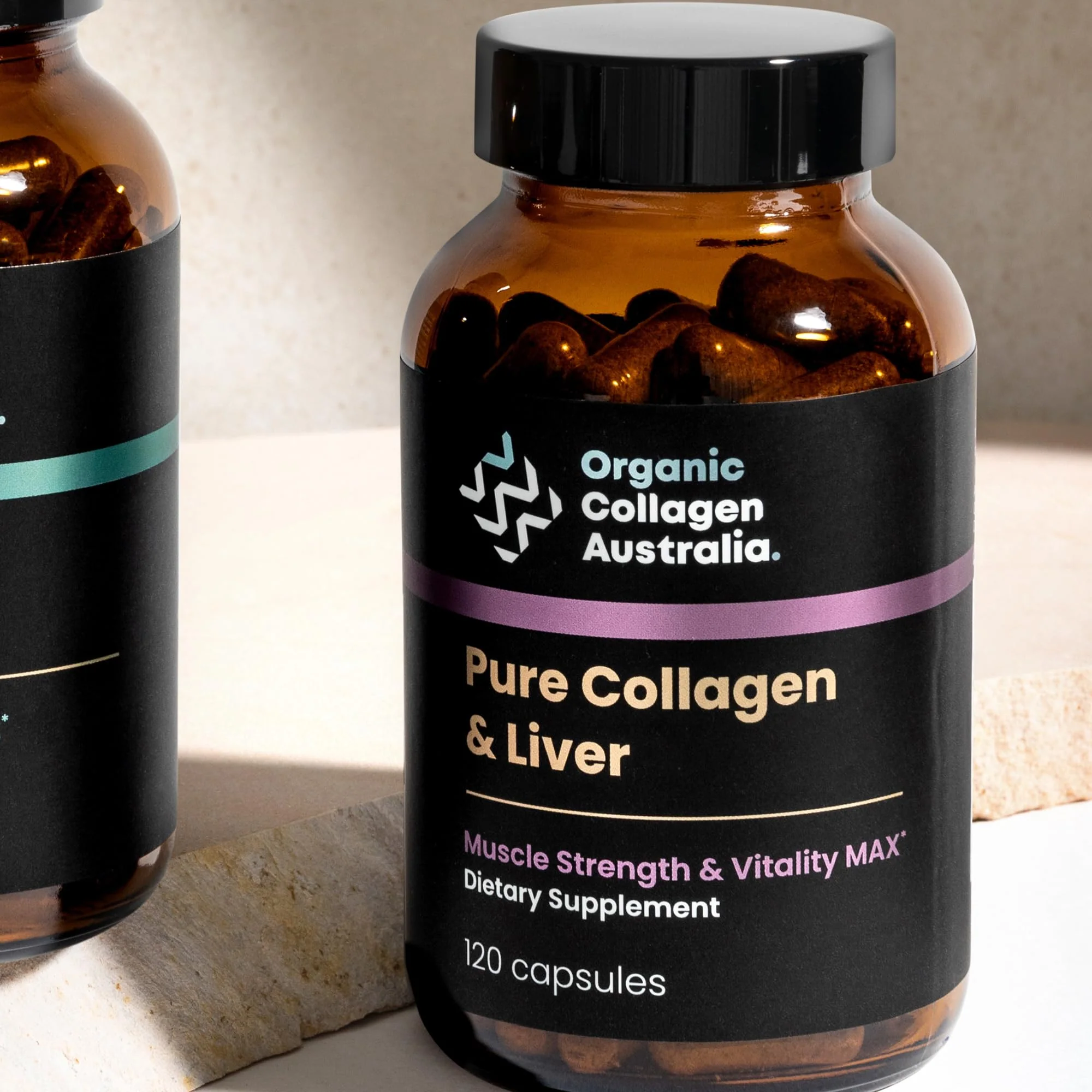 Organic Collagen Australia Pure Collagen & Liver Capsules – 120 Capsules - Image 6