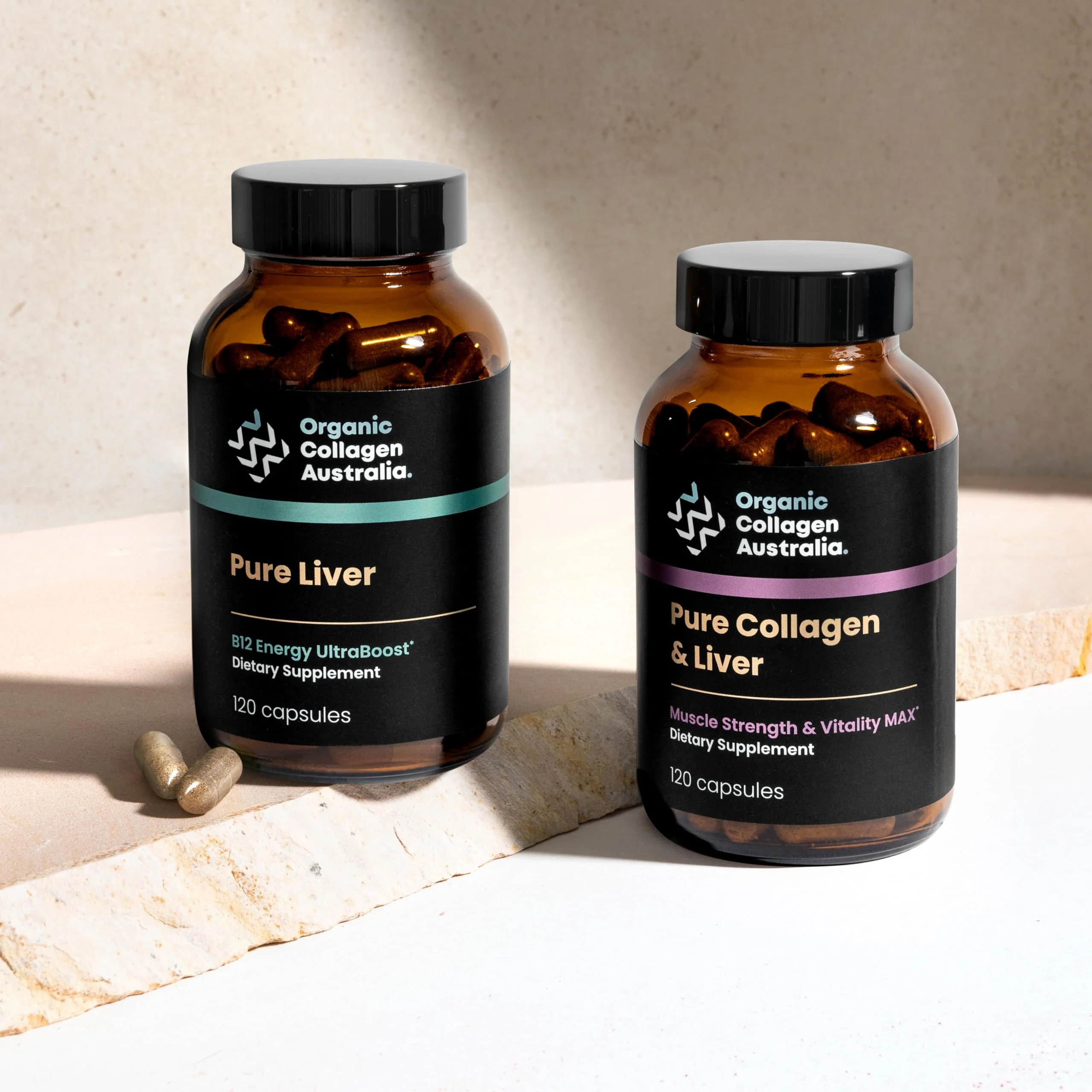 Organic Collagen Australia Pure Collagen & Liver Capsules – 120 Capsules - Image 8