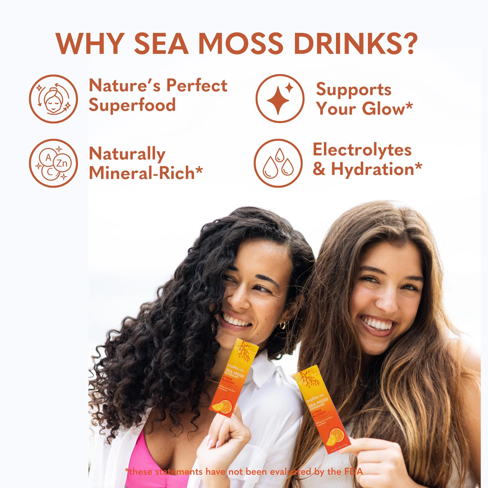 Organic Irish Sea Moss Powder – 200mg Packets | Gut Health & Immunity | Passionfruit & Citrus Blossom - Image 2