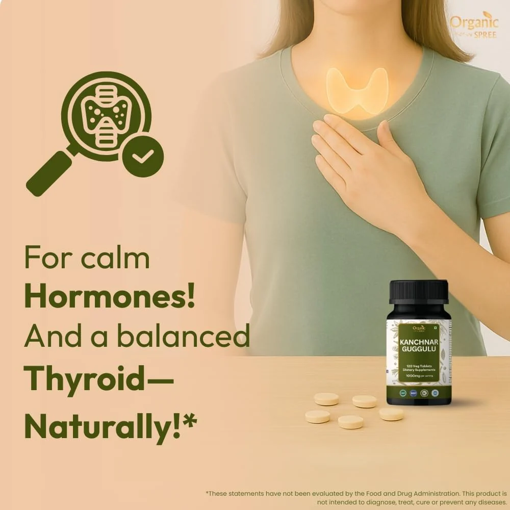 ORGANIC SPREE Kanchnar Guggulu 120 Tablets – Detox & Lymphatic Support - Image 3