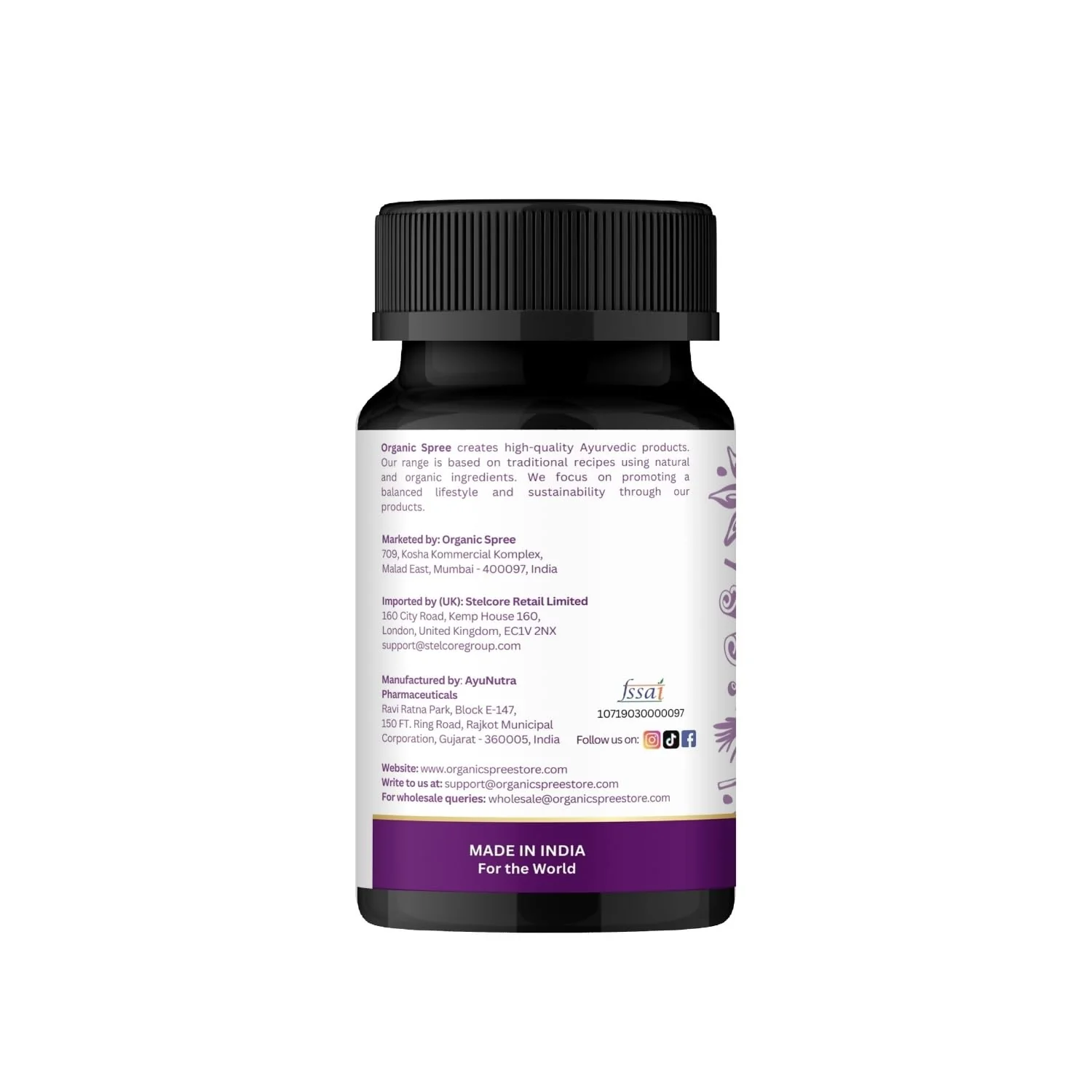 Organic Spree Medohar Guggulu 120 Tablets – Ayurvedic Metabolism & Immune Health (Pack of 2) - Image 7