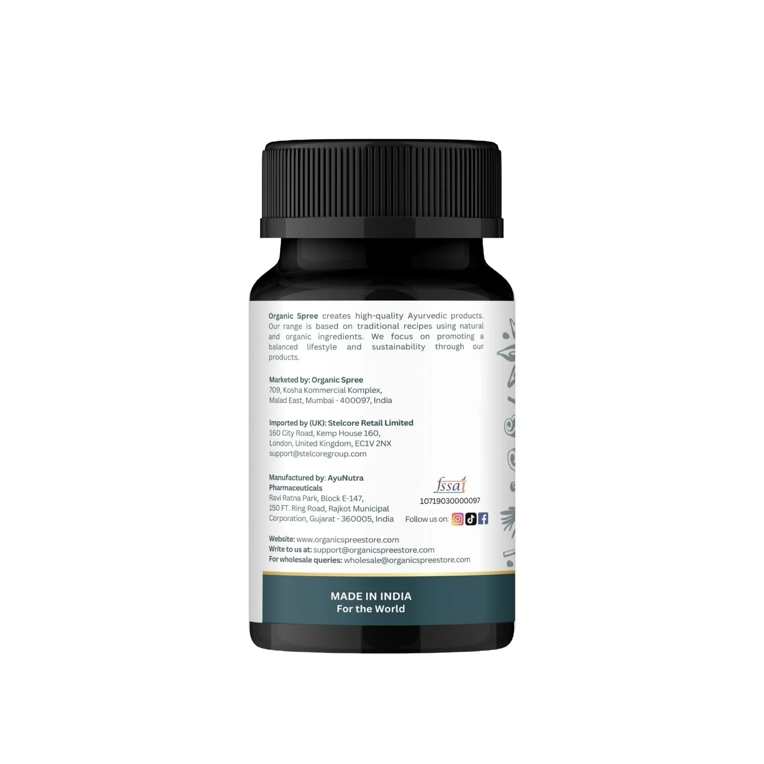 ORGANIC SPREE Punarnavadi Guggulu 120 Tablets – Supports Kidney Function* – Ayurvedic Formulation, Certified & Vegetarian - Image 8