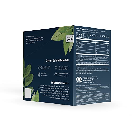Organifi GO Packs: Green Juice - Organic Travel Greens Powder (30 Packs) - Image 4