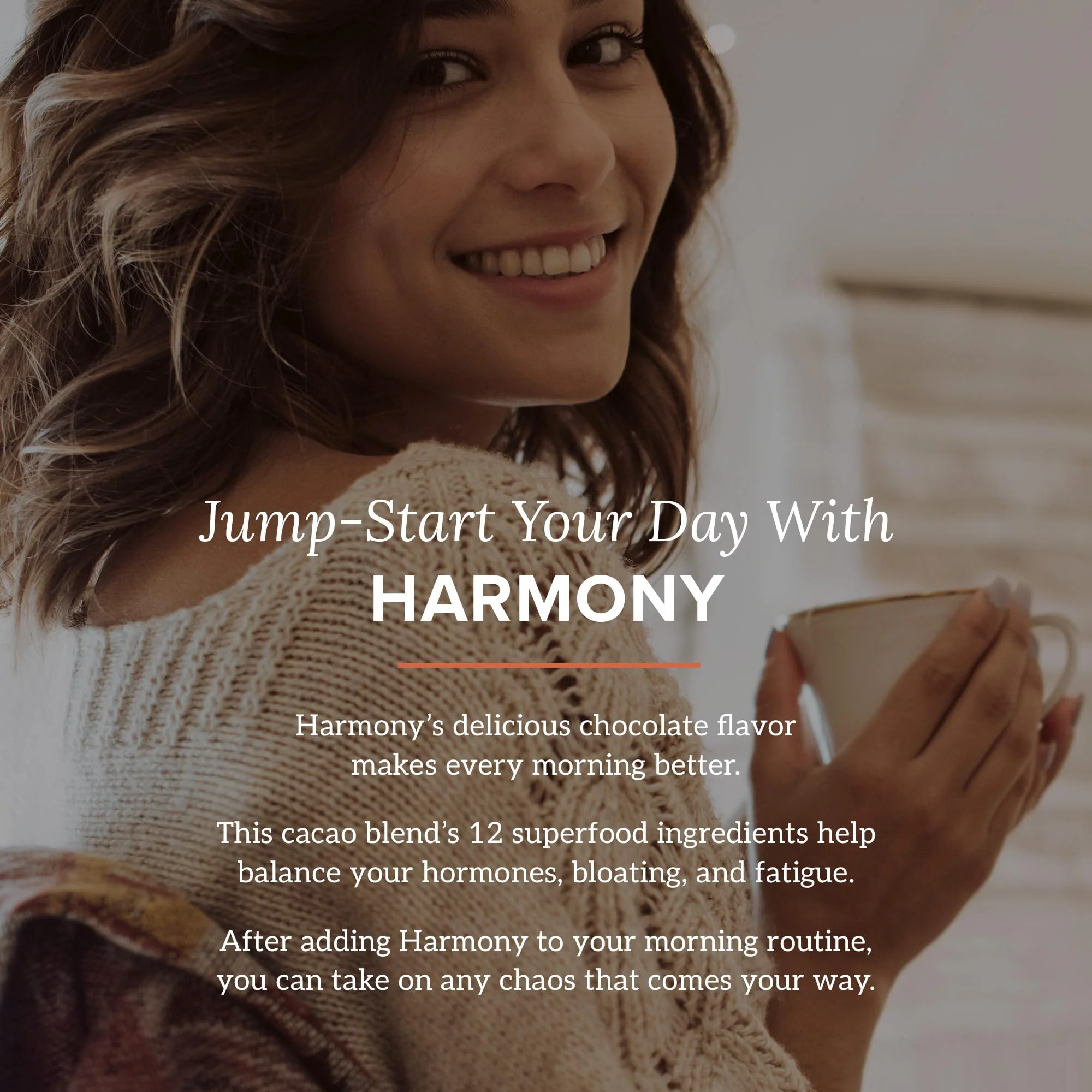 Organifi Harmony: Hormone Support for PMS Relief & Energy | Gluten Free & Vegan Cacao Powder, 30 Servings - Image 2