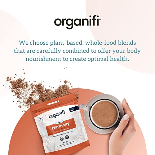 Organifi Harmony: Hormone Support for PMS Relief & Energy | Gluten Free & Vegan Cacao Powder, 30 Servings - Image 9