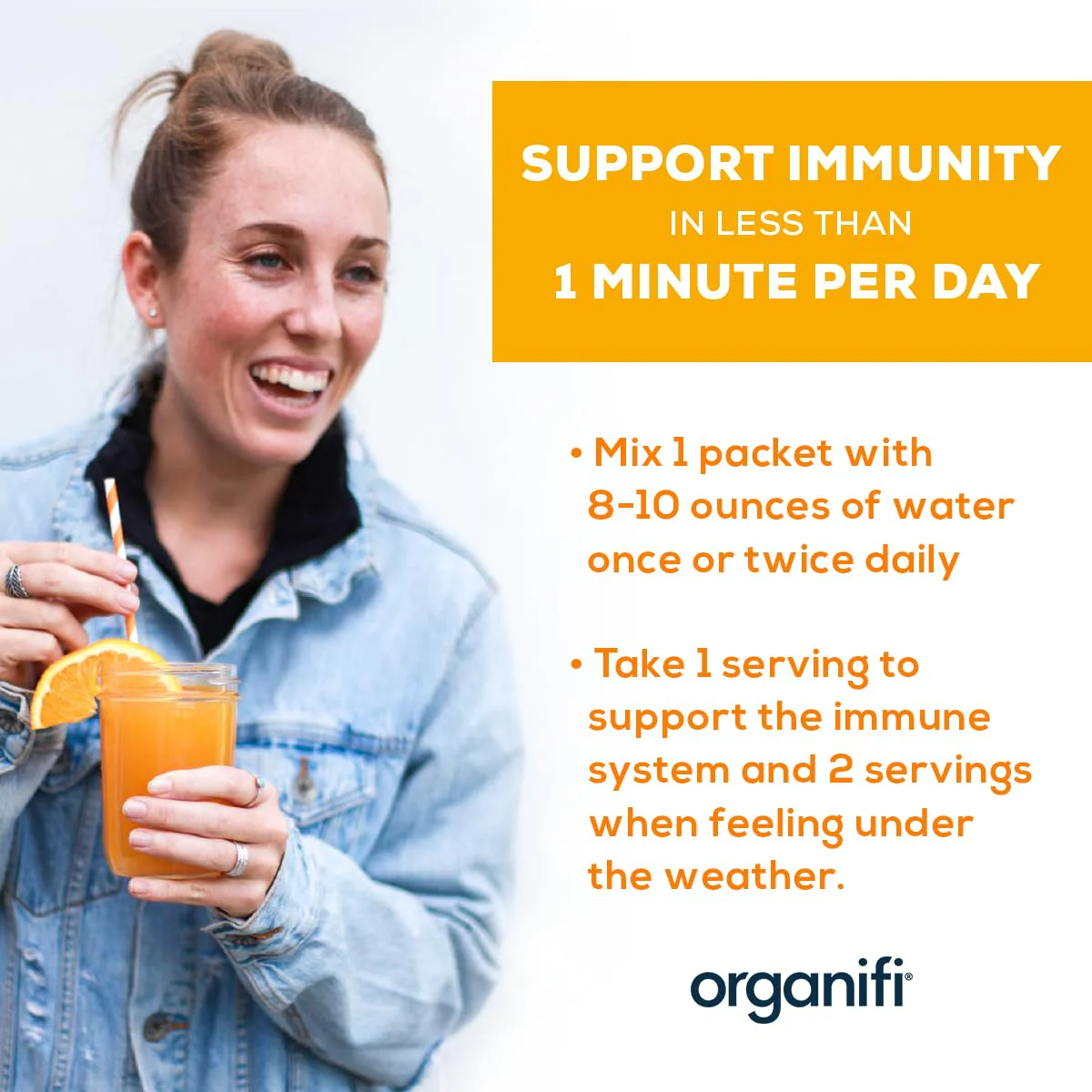 Organifi Immunity - Organic Superfood Immunity Support (15 Packets) - Image 6