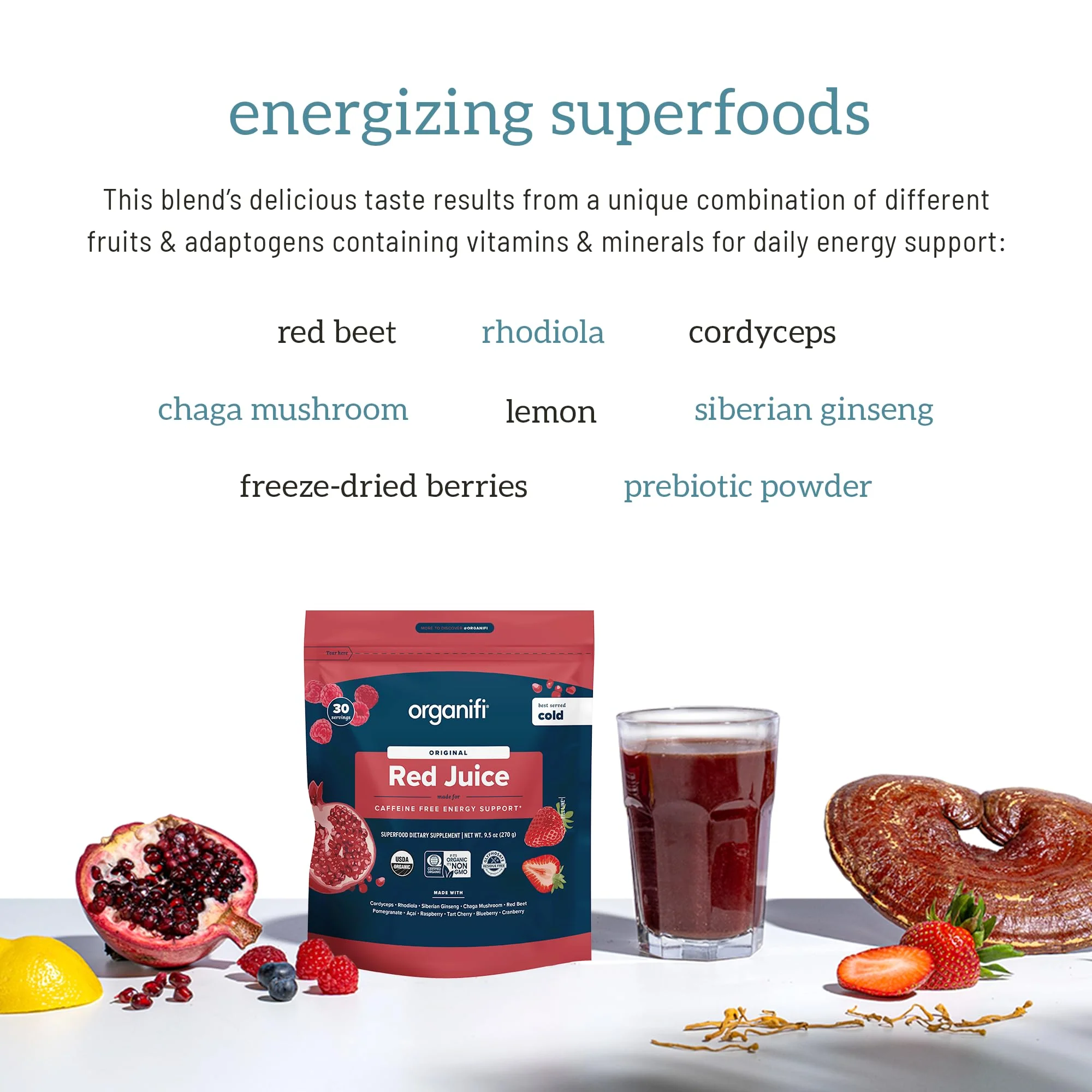 Organifi Red Juice – Energy Powder for Focus, Digestion & Immune Support | 90 Servings - Image 12