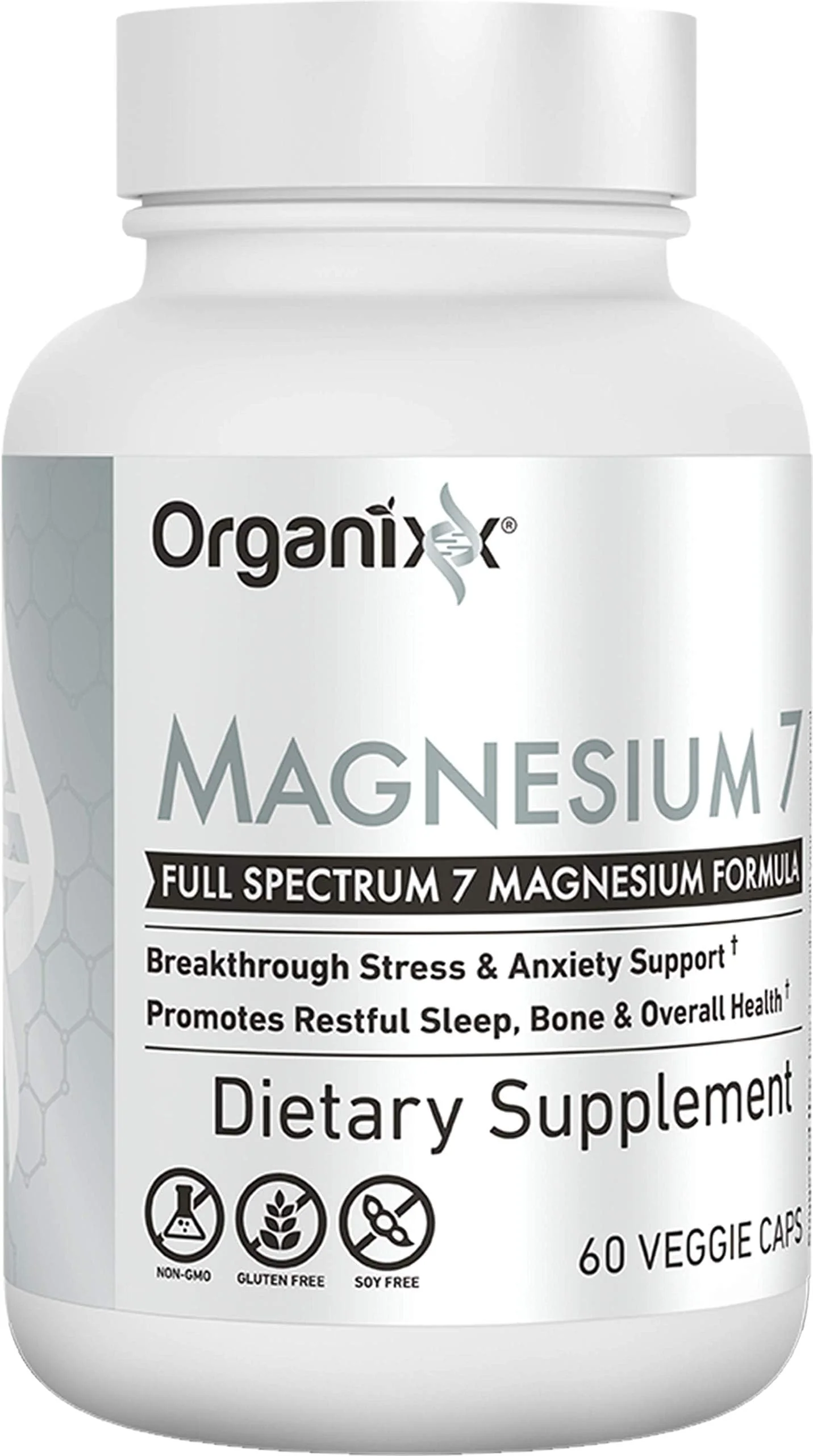 Organixx Magnesium Glycinate 7-Form Complex – Sleep, Muscle & Heart Health | 60 Capsules - Image 6
