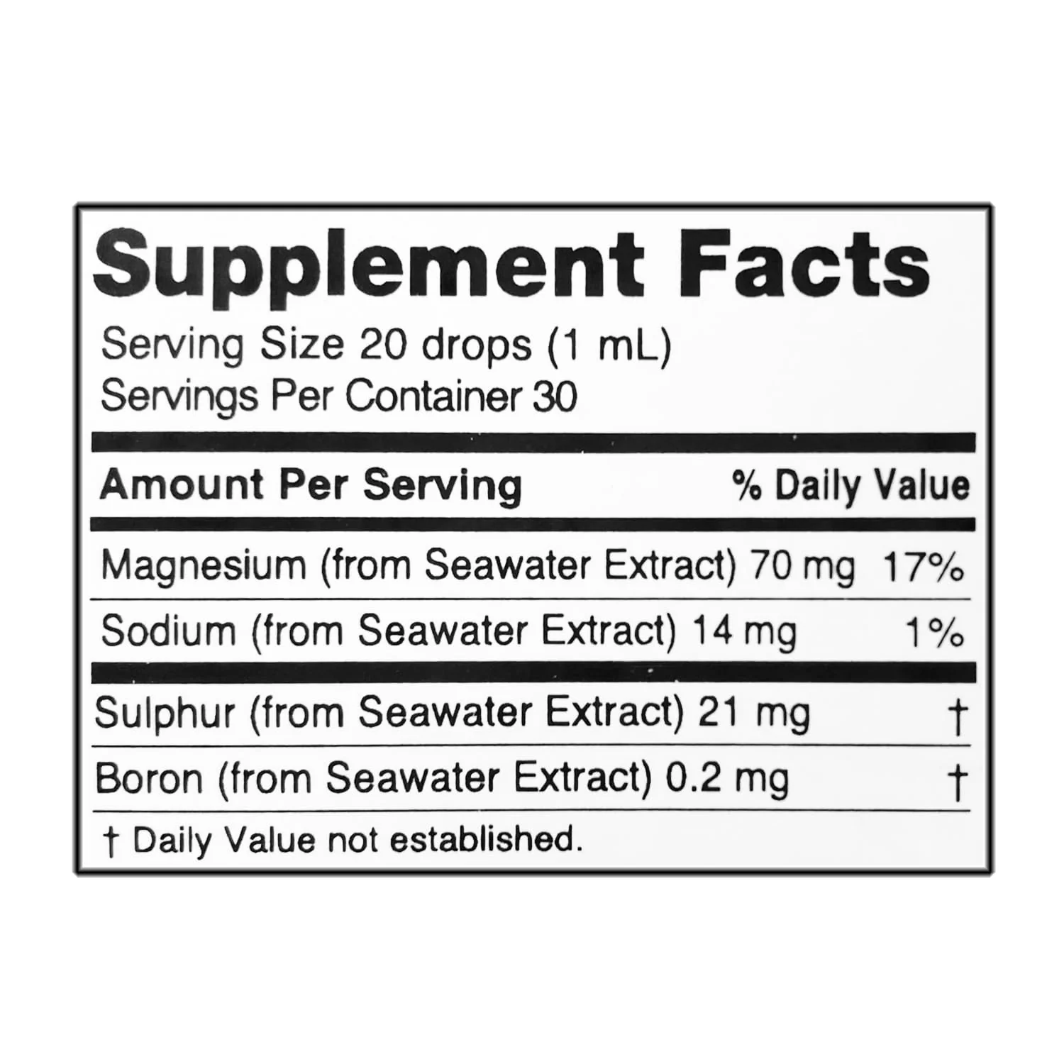 Oriel Liquid Magnesium Drops Menosea – Rapid Absorption, Free Ion Magnesium, 78 Trace Elements, Menopause Wellness - Image 2