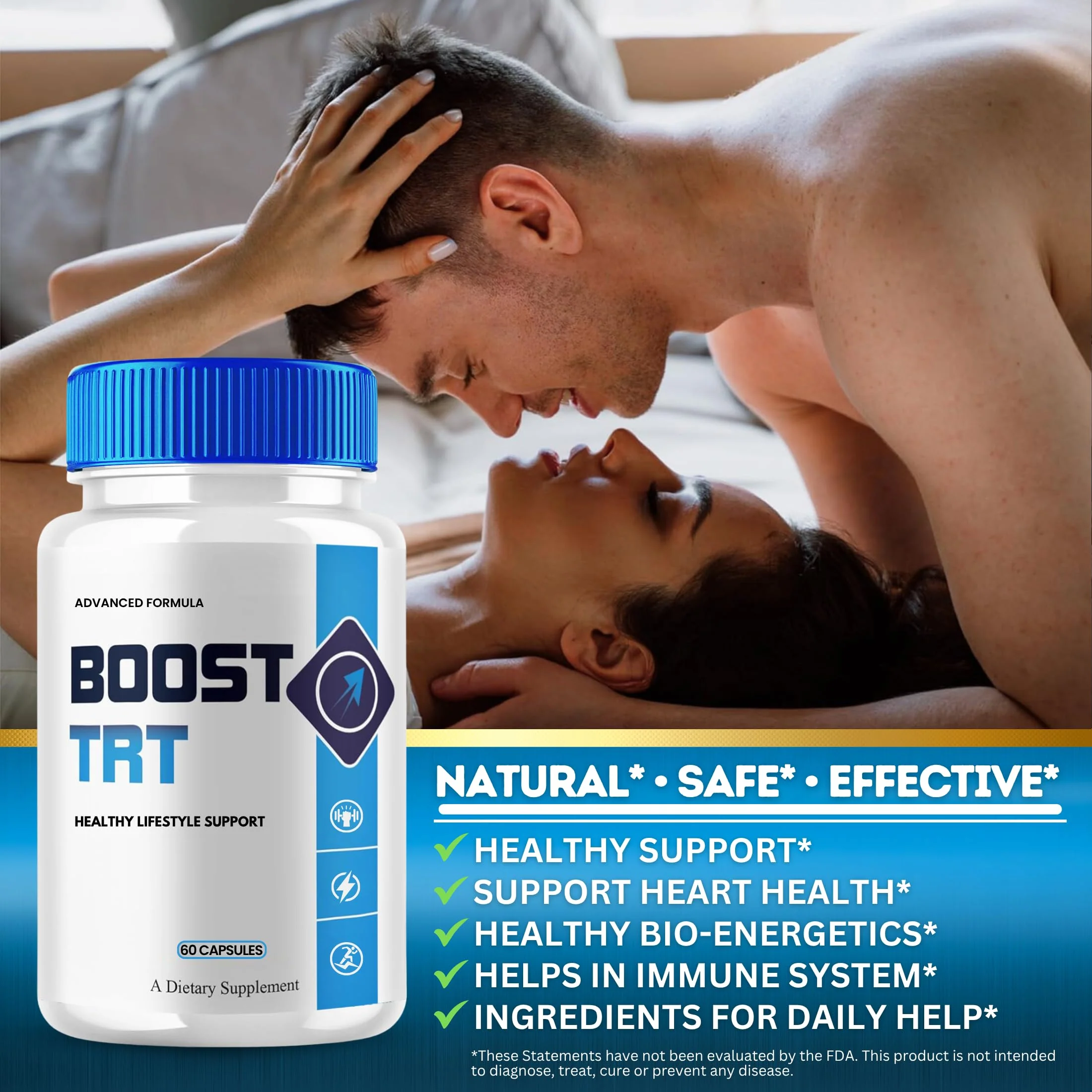 Original Boost TRT Advanced Pills Capsule – Premium Formula | BoostTRT 60 Capsules x5 Pack - Image 2