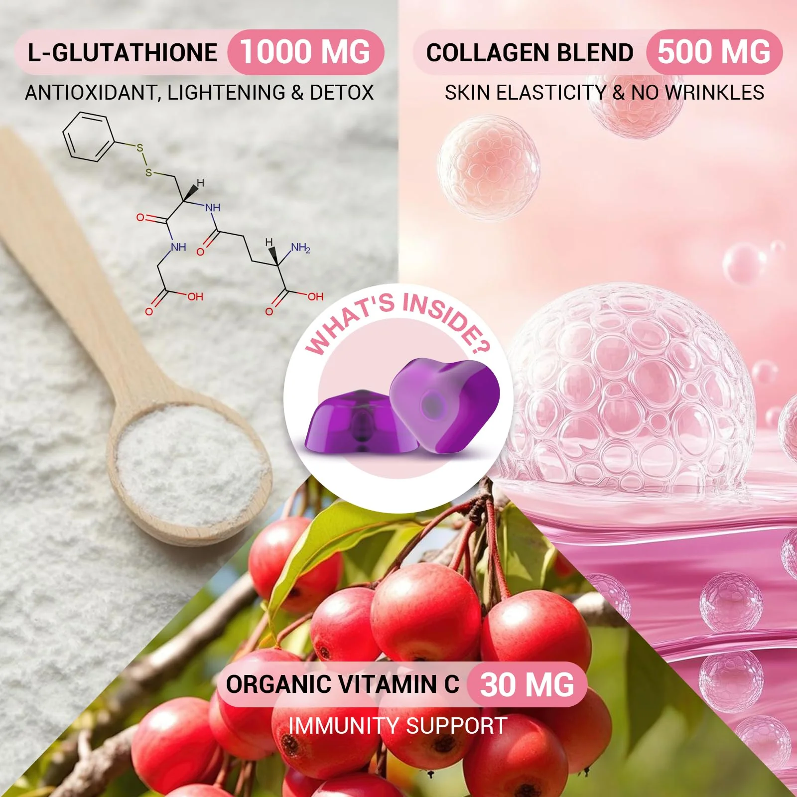Orinthalixium Liposomal Glutathione Gummies 1000MG – Sugar Free, Vitamin C & Vegan Collagen | 150 Count - Image 9
