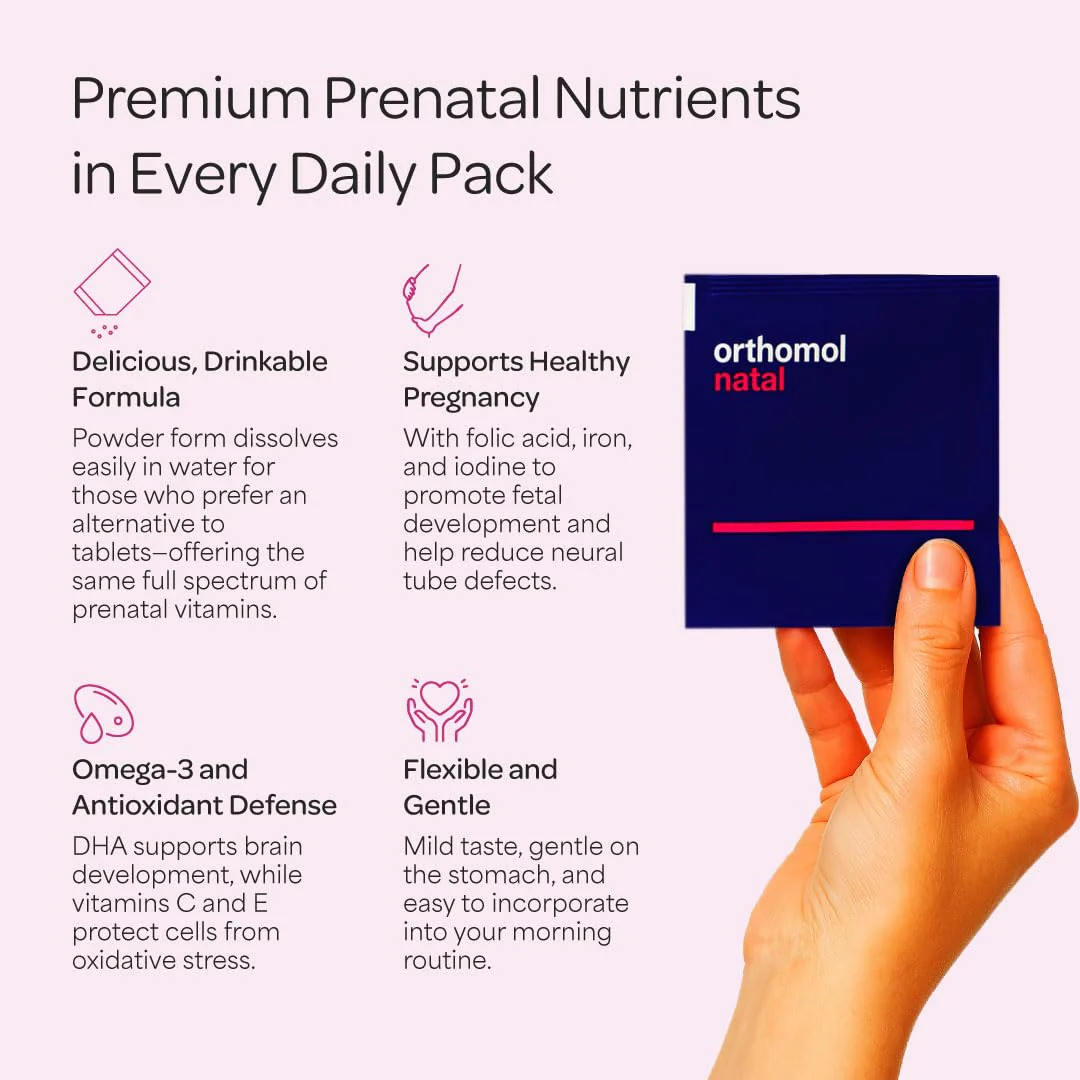 Orthomol Natal Prenatal Nutrition for Fertility, Pregnancy & Lactation | 30 Daily Packs - Image 5