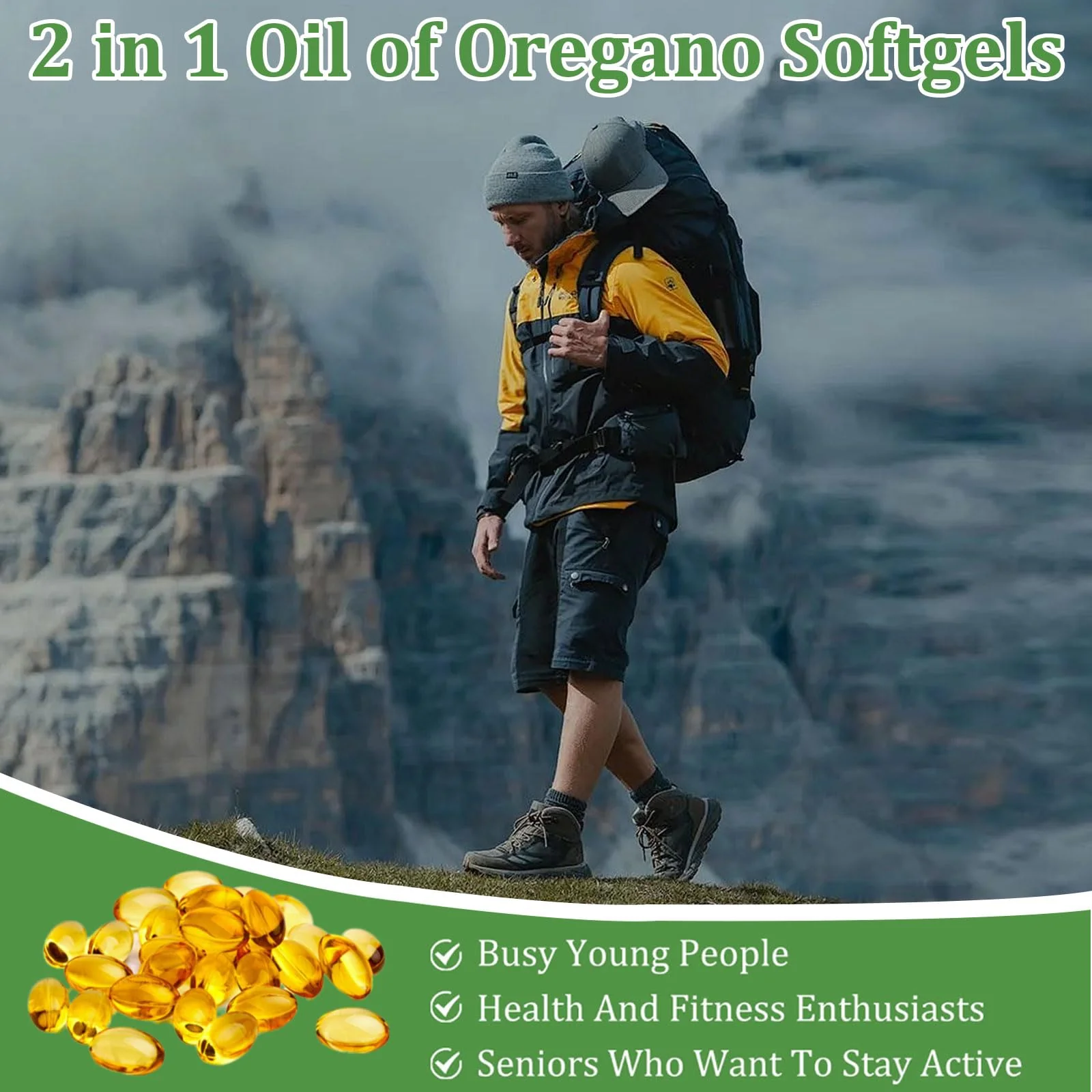 Ovela Oil of Oregano with Black Seed Oil – 2-in-1 Oregano Capsules, Immune Support, 300 Softgels - Image 6