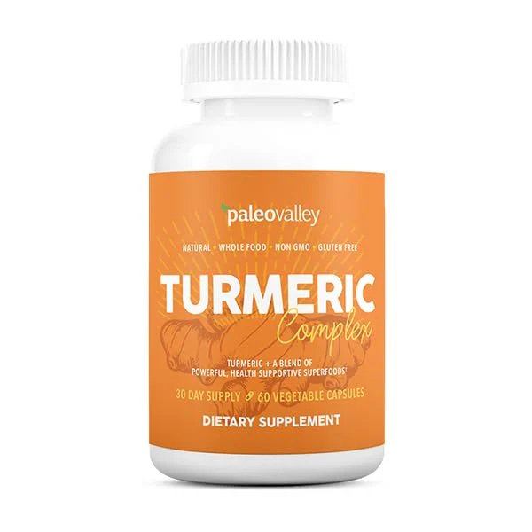 Paleovalley Organic Turmeric Complex – Full Spectrum Turmeric + Superfoods | 56 Vegetarian Capsules - Image 4