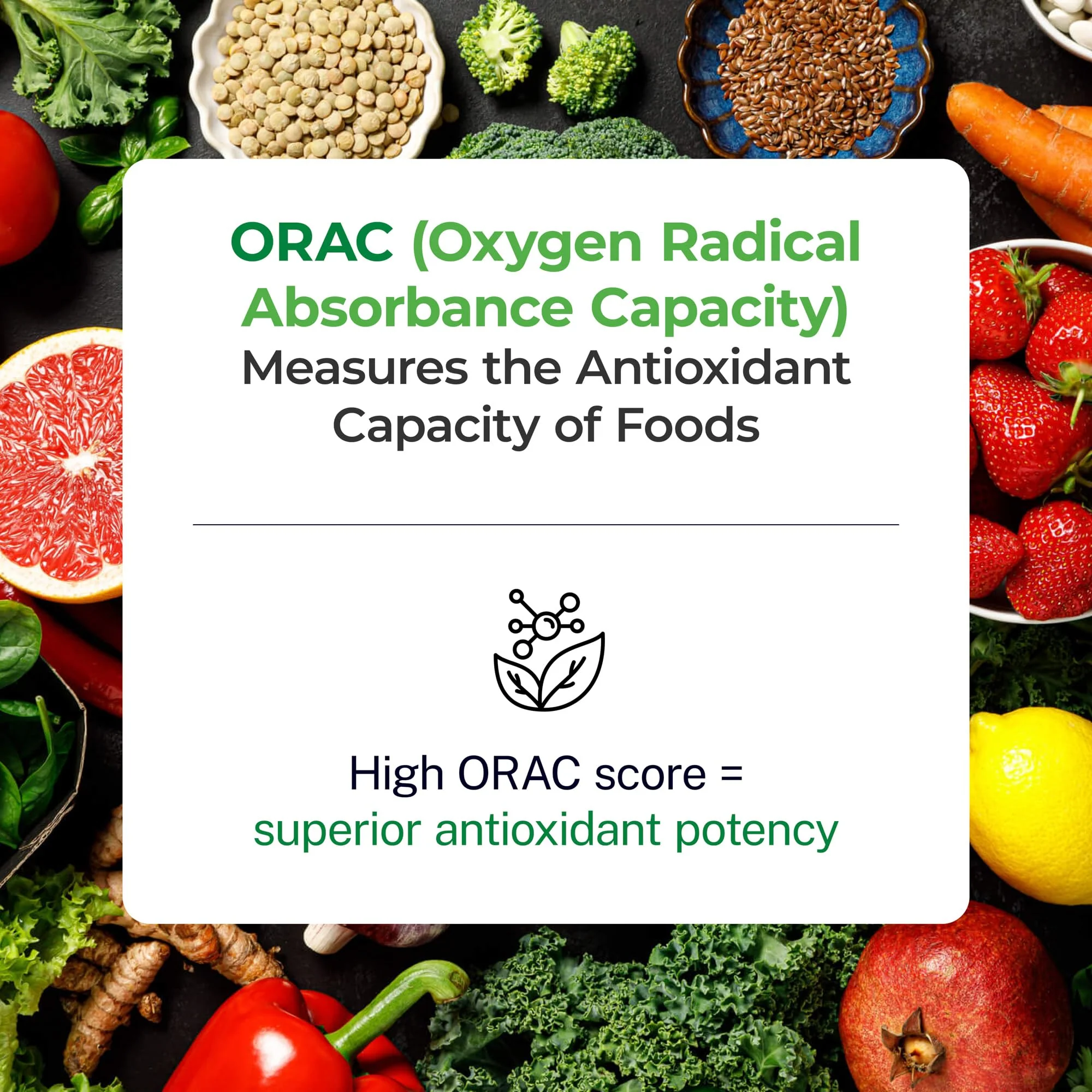 Paradise Herbs ORAC Energy Greens Powder — Antioxidant Power of 24 Fruits & Veggies in 1 Scoop | 120 Servings - Image 13