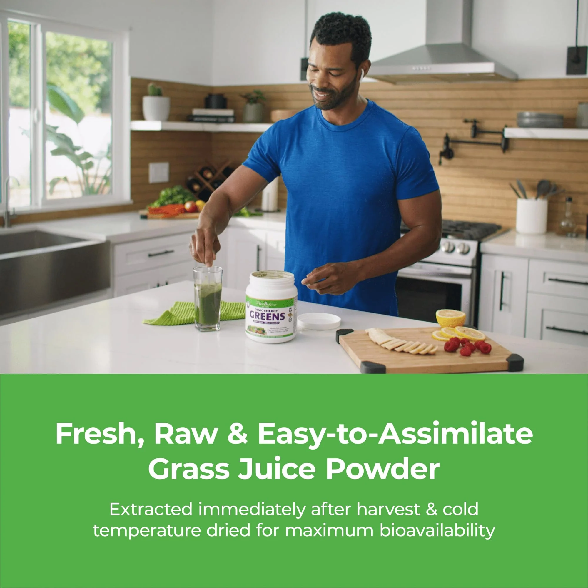 Paradise Herbs ORAC Energy Greens Powder — Antioxidant Power of 24 Fruits & Veggies in 1 Scoop | 120 Servings - Image 15