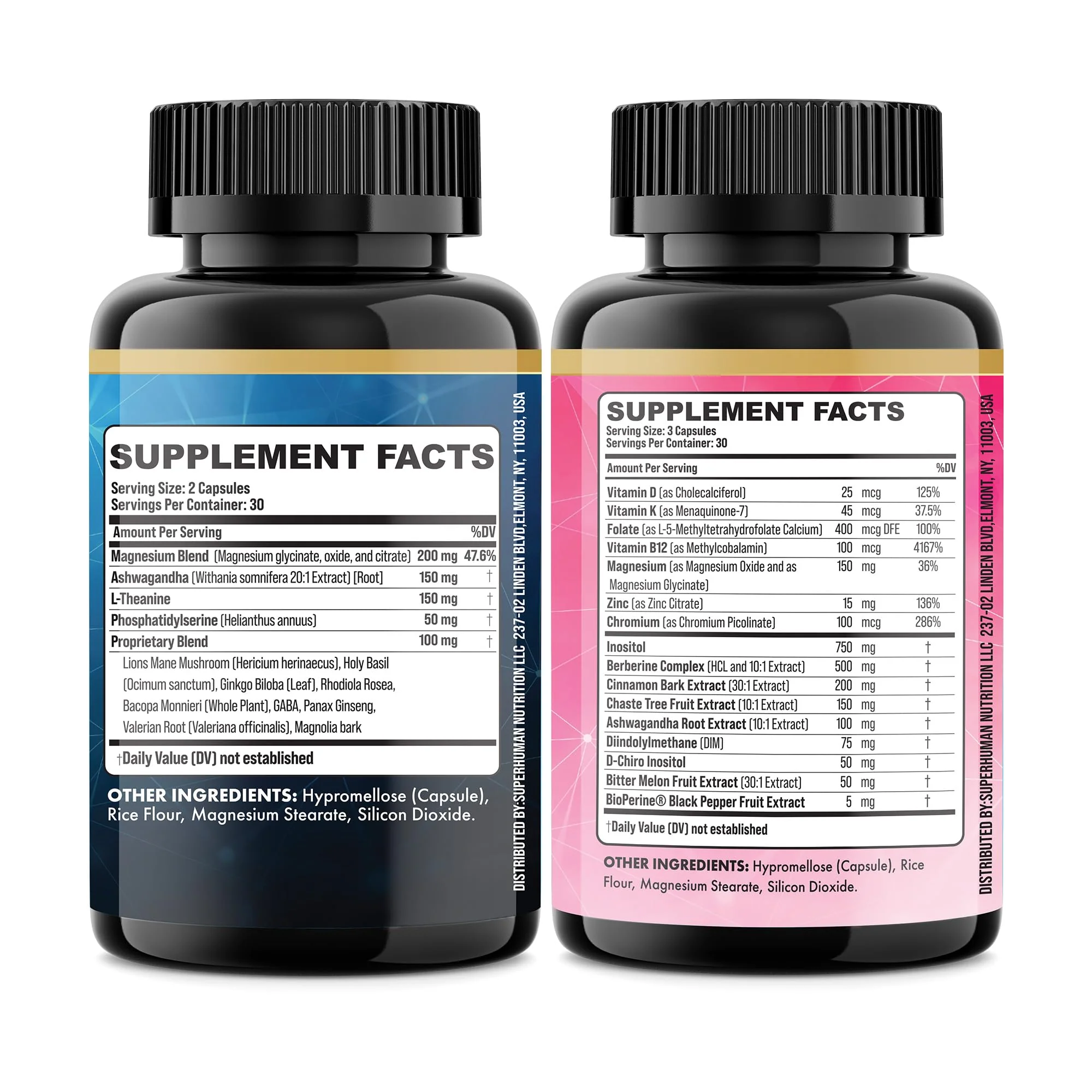 Parrox Cortisol & Myo-Inositol Bundle – 13-in-1 Cortisol Support + 16-in-1 Myo-Inositol, 150 Capsules - Image 9