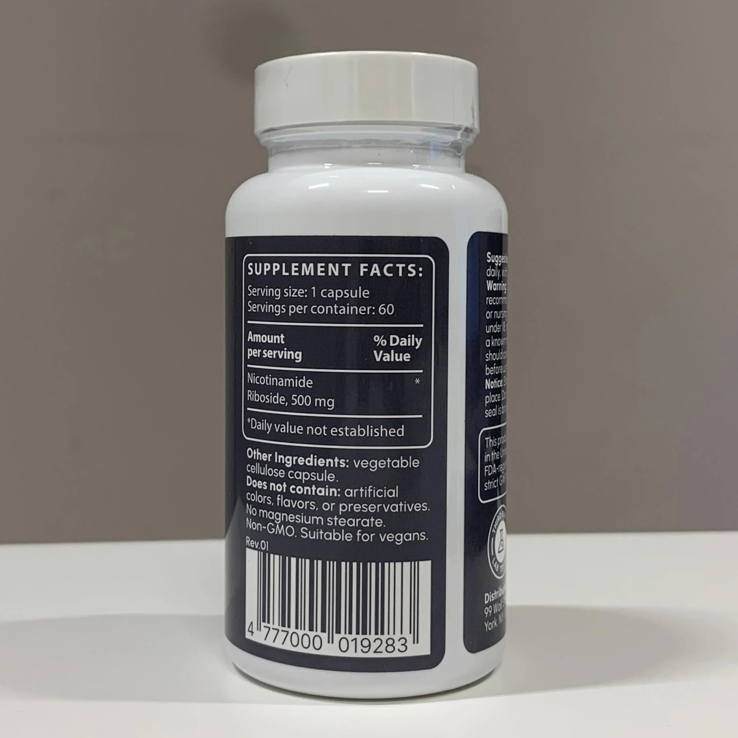 partiQlar Nicotinamide Riboside (NR) 500mg – NR Supplement for Cellular Health, Energy & Metabolism Support – 2-Month Supply (60 Capsules) - Image 16