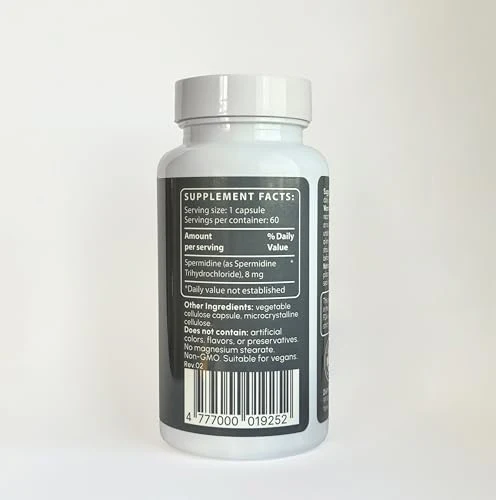 partiQlar Spermidine Supplement – 99% Purity, 8 mg per Capsule, 60 Capsules – Made in USA - Image 13