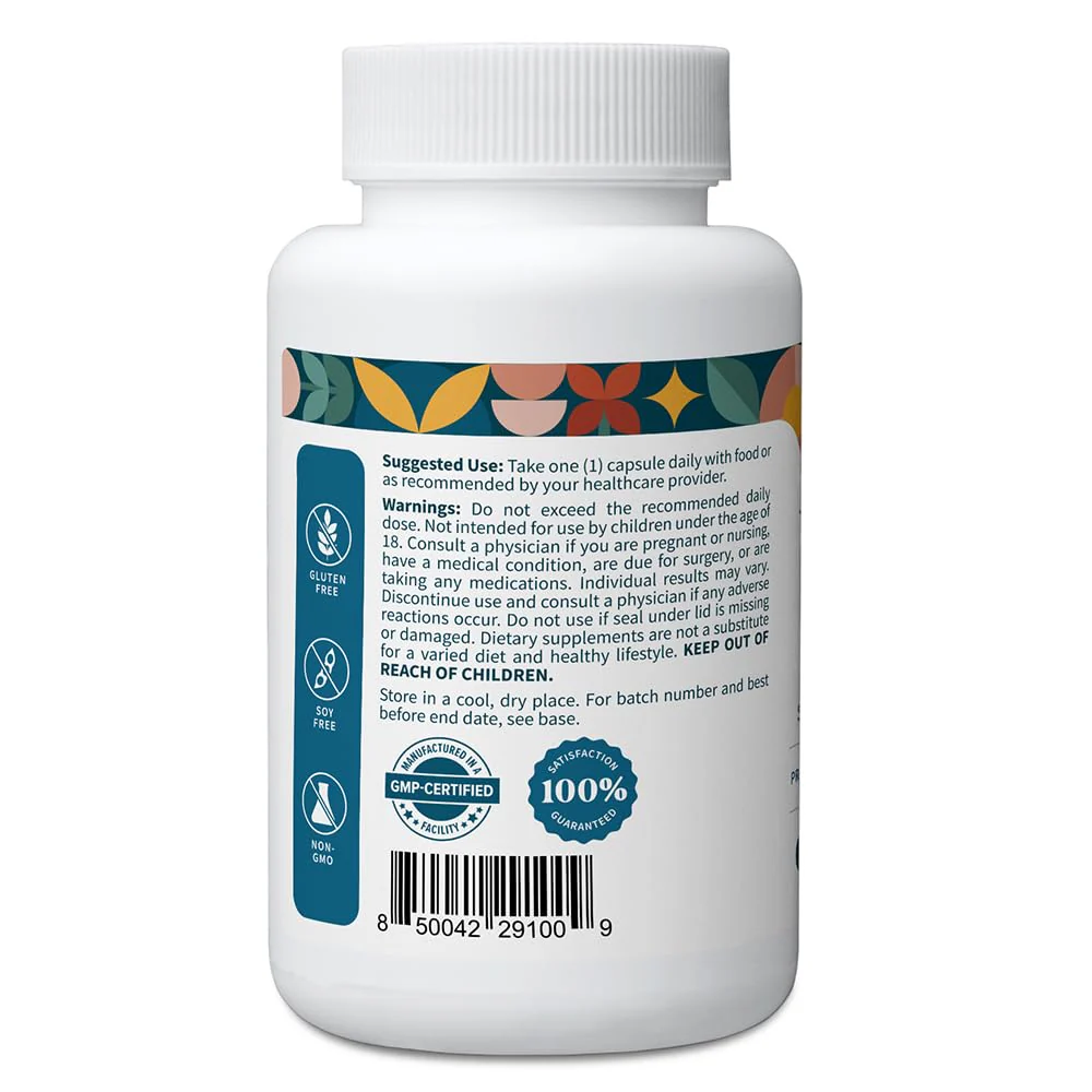 Pattern Wellness Vitamin K2 and D3 with Calcium - Bone Health, Circulatory & Immune Support - Non-GMO - 60 Capsules - Image 11
