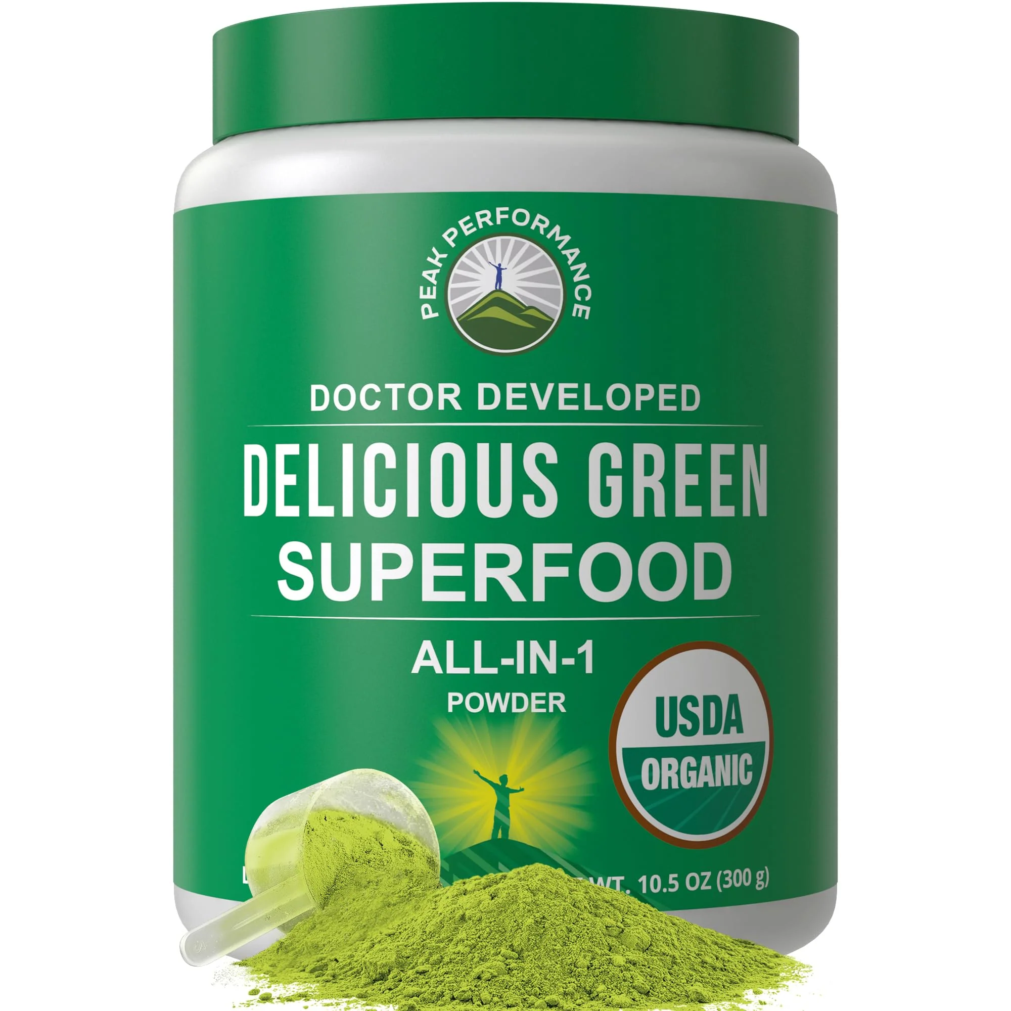Peak Performance Organic Greens Powder | 25+ Organic Ingredients for Energy & Athletic Performance | Vegan & Keto - Image 8