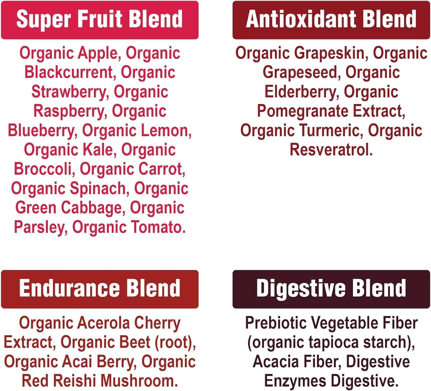 Peak Performance Organic Reds Superfood Powder – 25+ Organic Ingredients & Polyphenols - Image 8