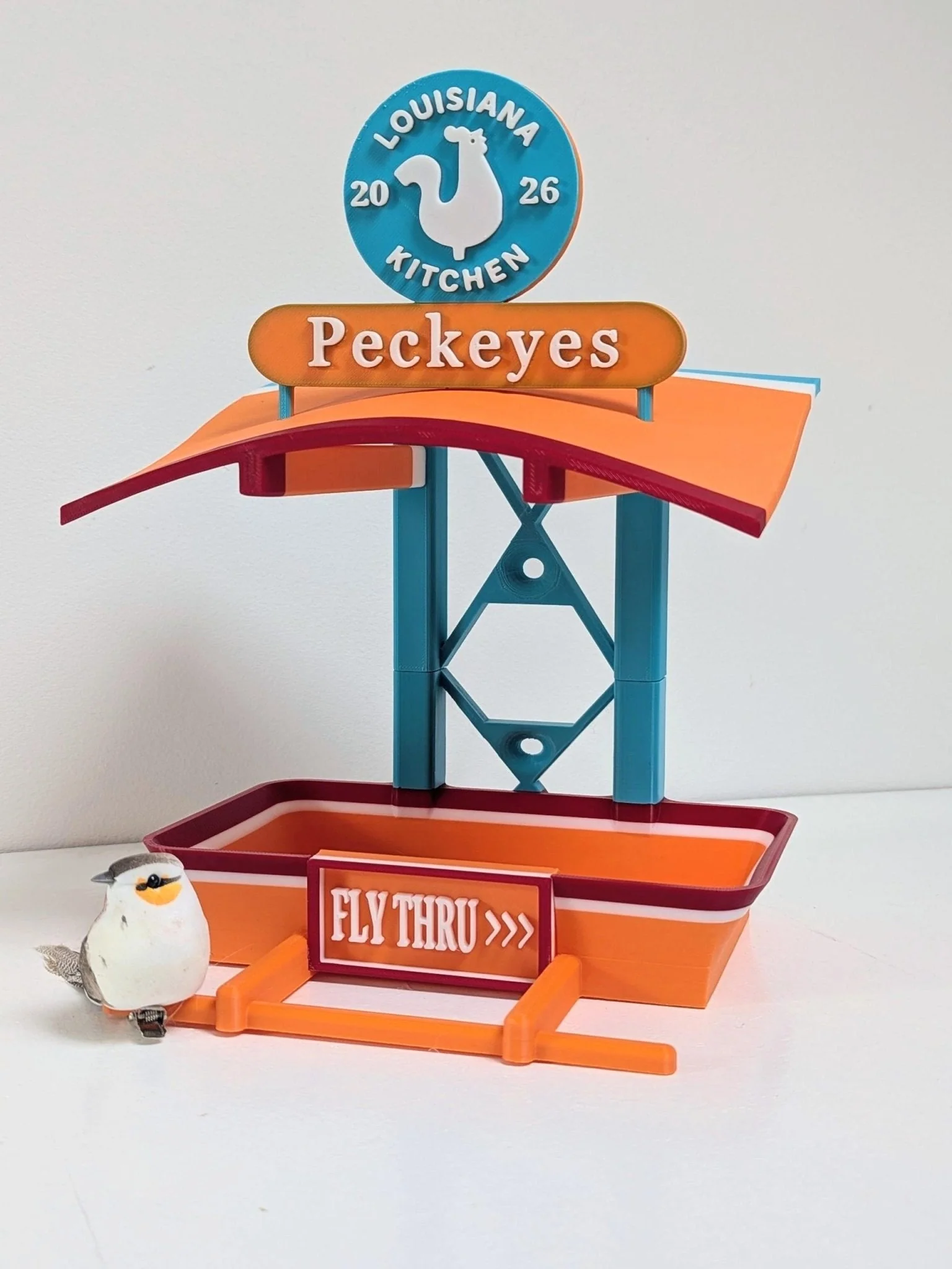 Peckeyes Bird Feeder – Quirky Garden Decor – Funny Bird Seed Feeder – Unique Outdoor Gift