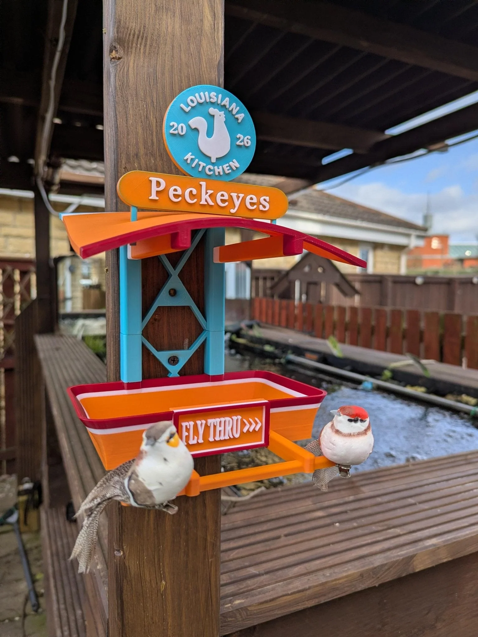 Peckeyes Bird Feeder – Quirky Garden Decor – Funny Bird Seed Feeder – Unique Outdoor Gift - Image 18