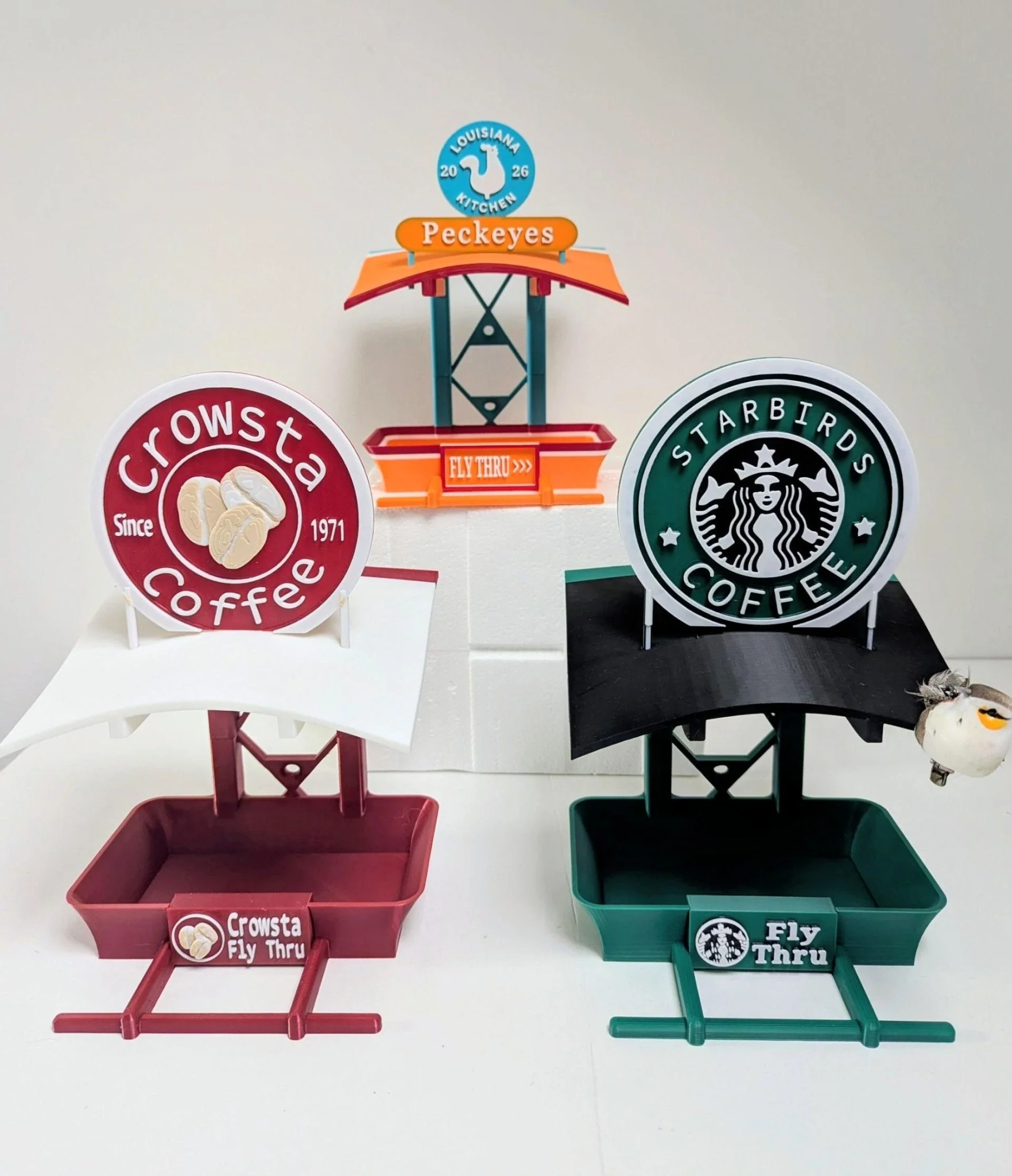 Peckeyes Bird Feeder – Quirky Garden Decor – Funny Bird Seed Feeder – Unique Outdoor Gift - Image 5