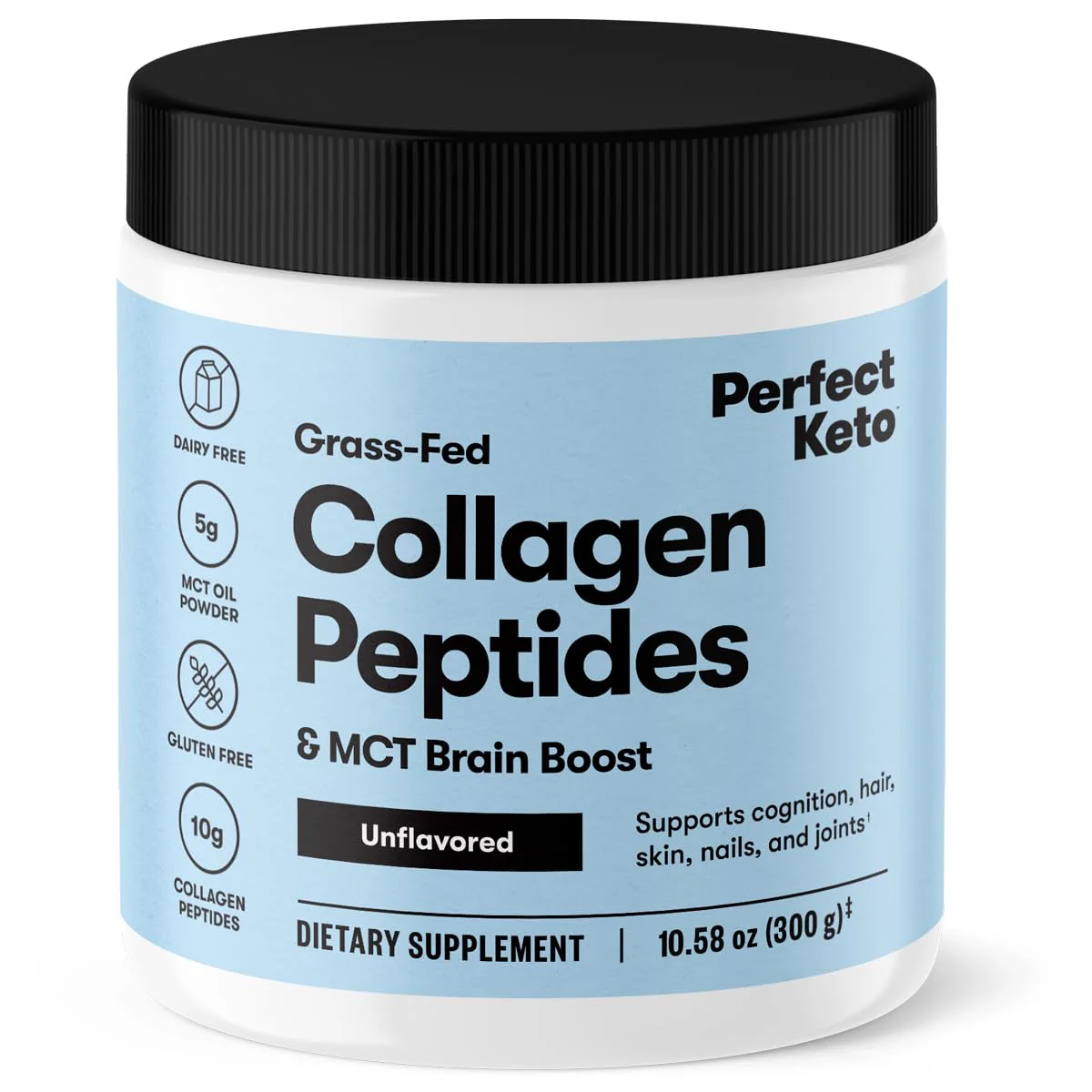 Perfect Keto Collagen Peptides Powder with MCT Oil – Grass-Fed Type I & III, Gluten Free, Low Carb, Keto Coffee Creamer - Image 11