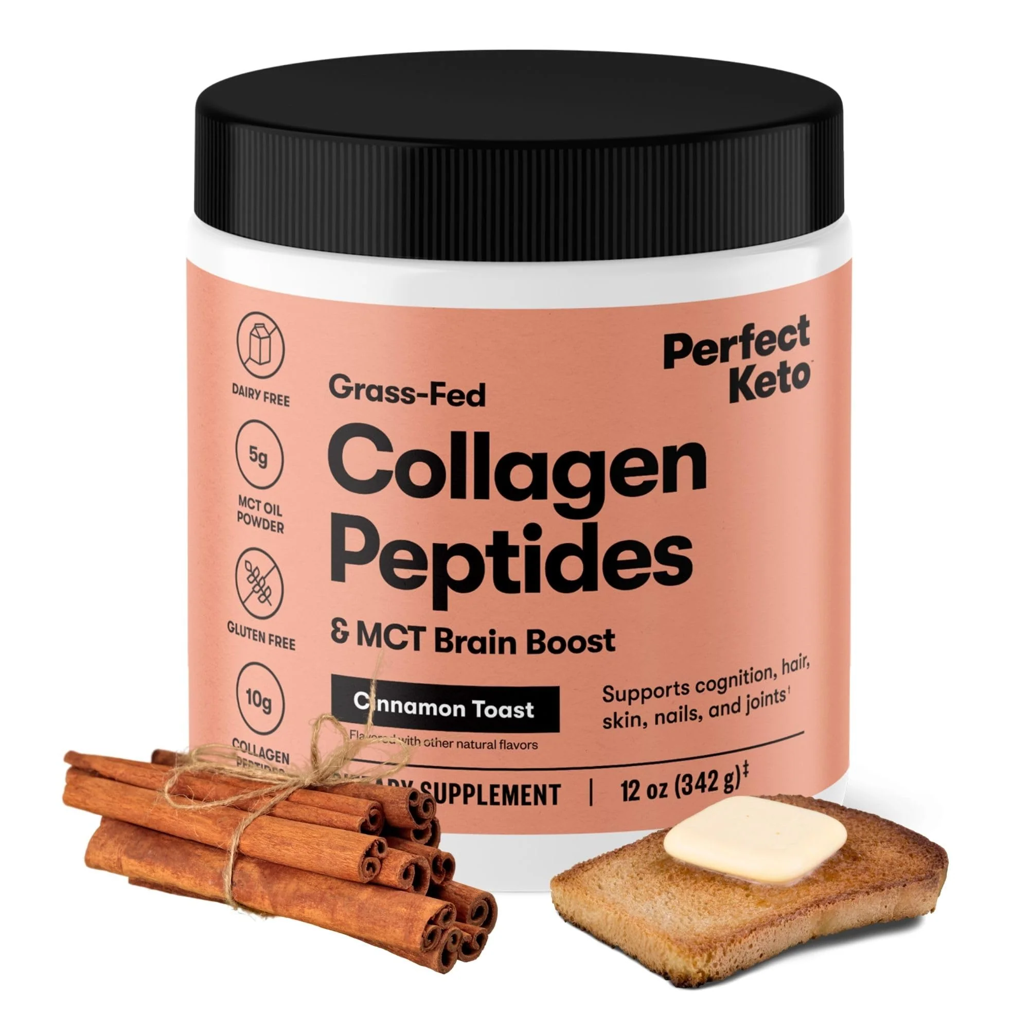 Perfect Keto Collagen Peptides with MCT Oil - Grass-Fed, Keto Coffee Creamer - Image 11