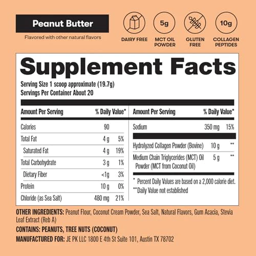 Perfect Keto Collagen Peptides with MCT Oil – Grass-Fed, Low Carb, Keto Coffee Creamer - Image 10