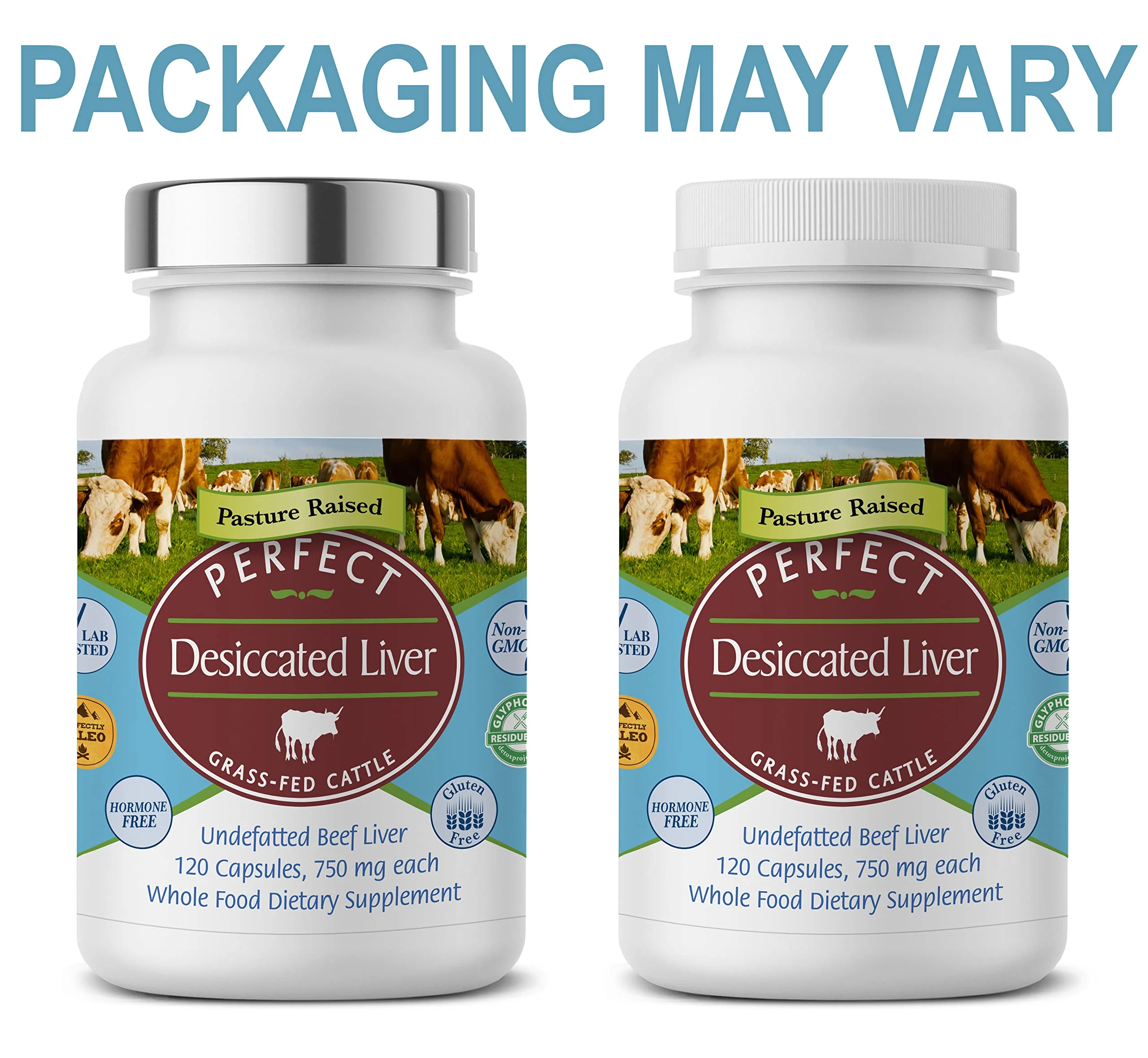 Perfect Supplements Desiccated Beef Liver Capsules – Grass-Fed, Hormone-Free | Natural Protein, Iron, Vitamins A and B - Image 2