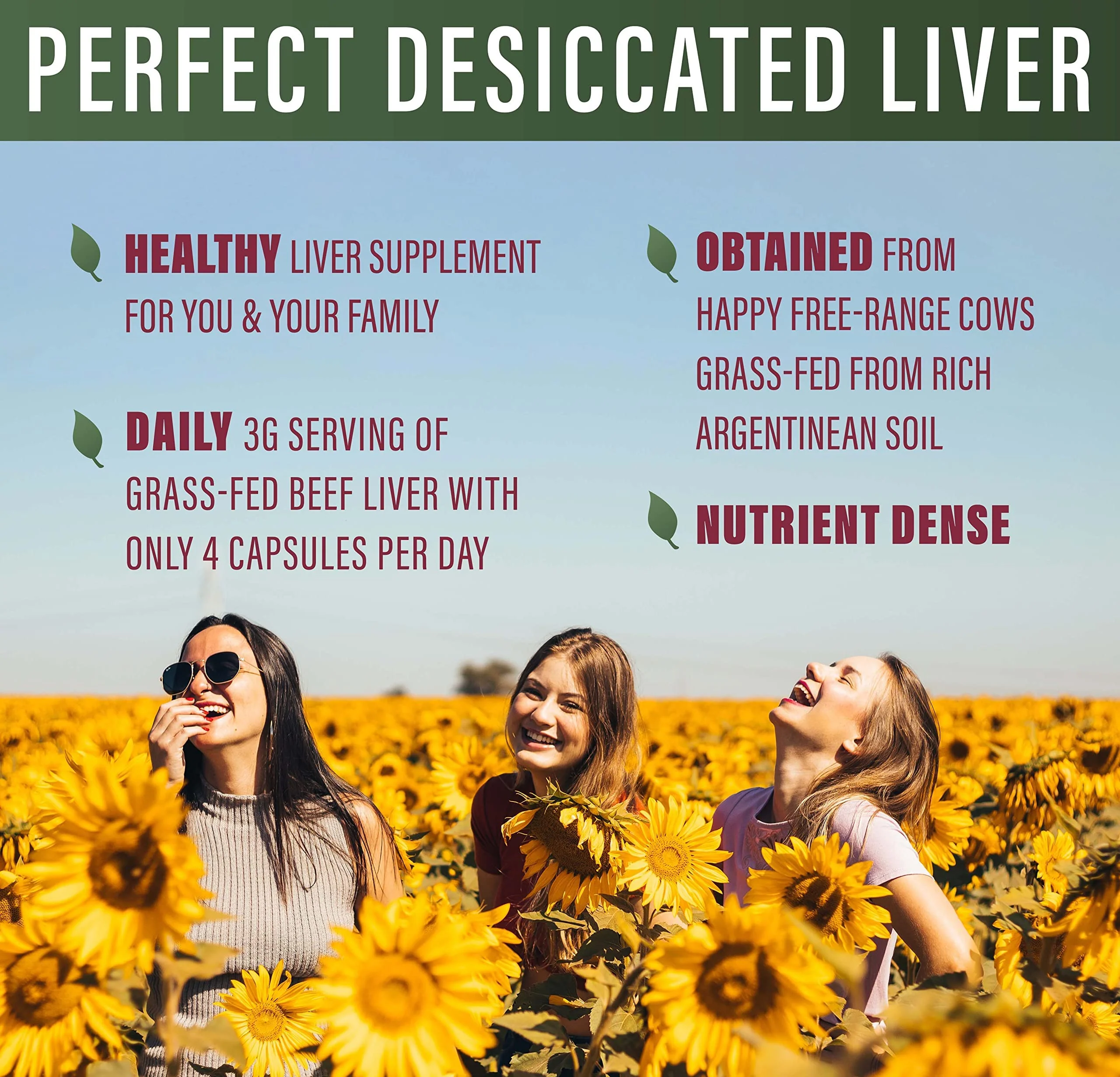 Perfect Supplements Desiccated Beef Liver Capsules – Grass-Fed, Hormone-Free | Natural Protein, Iron, Vitamins A and B - Image 5