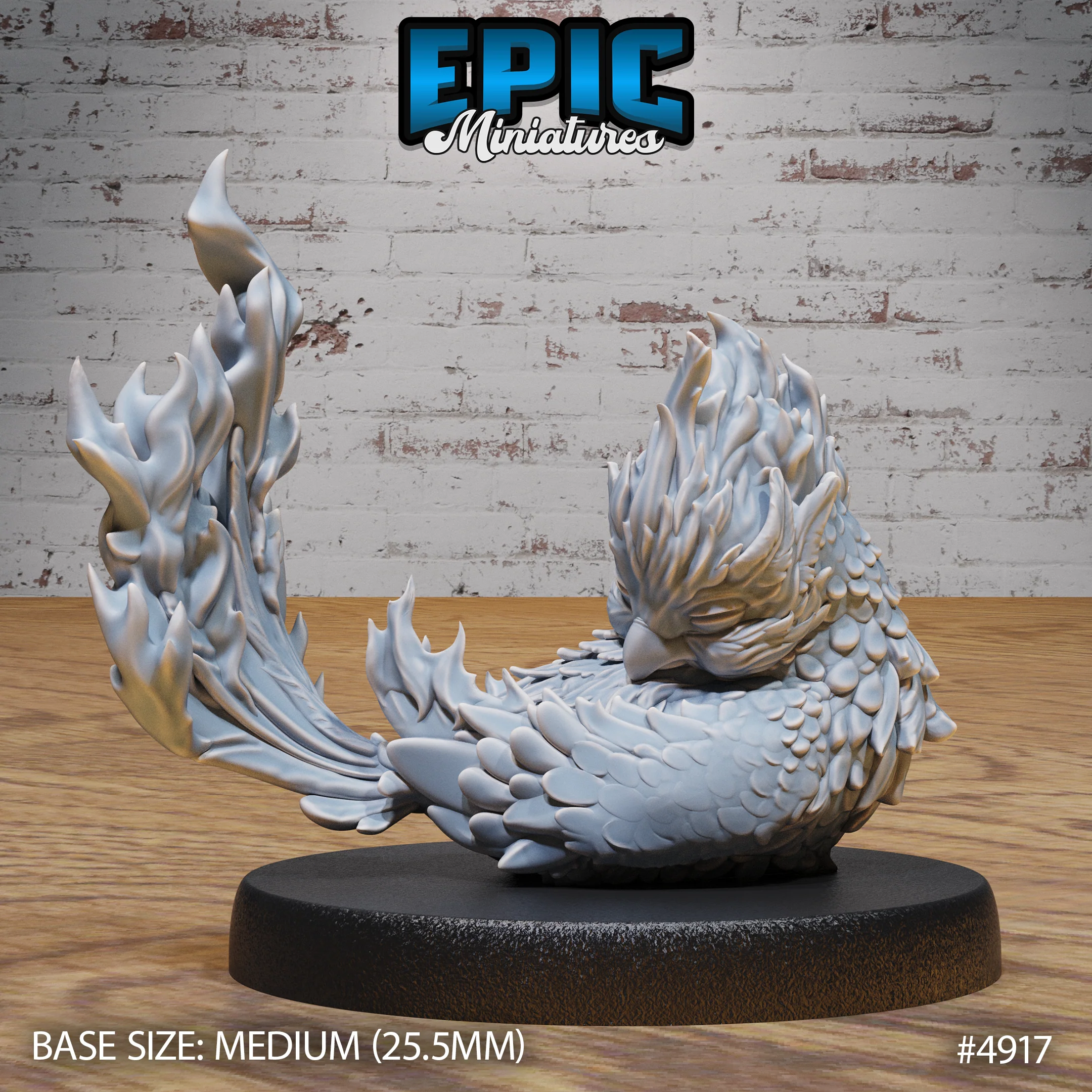 Phoenix Hatchling #4915-#4917 | Epic Miniatures | D&D Tabletop Miniature | Mystical Creature for Roleplaying and Wargaming - Image 6