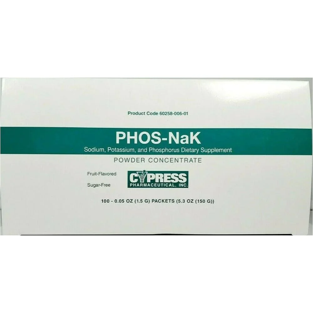 PHOS-NaK Powder Concentrate – Cypress Pharmaceutical | Sodium, Potassium & Phosphorus | Fruit Flavor
