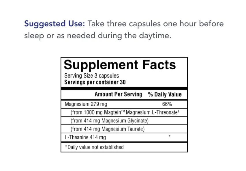 Physician's Strength Power-Min - Magnesium Complex with L-Threonate, Glycinate & Taurate | 90 Capsules | 30 Servings - Image 2