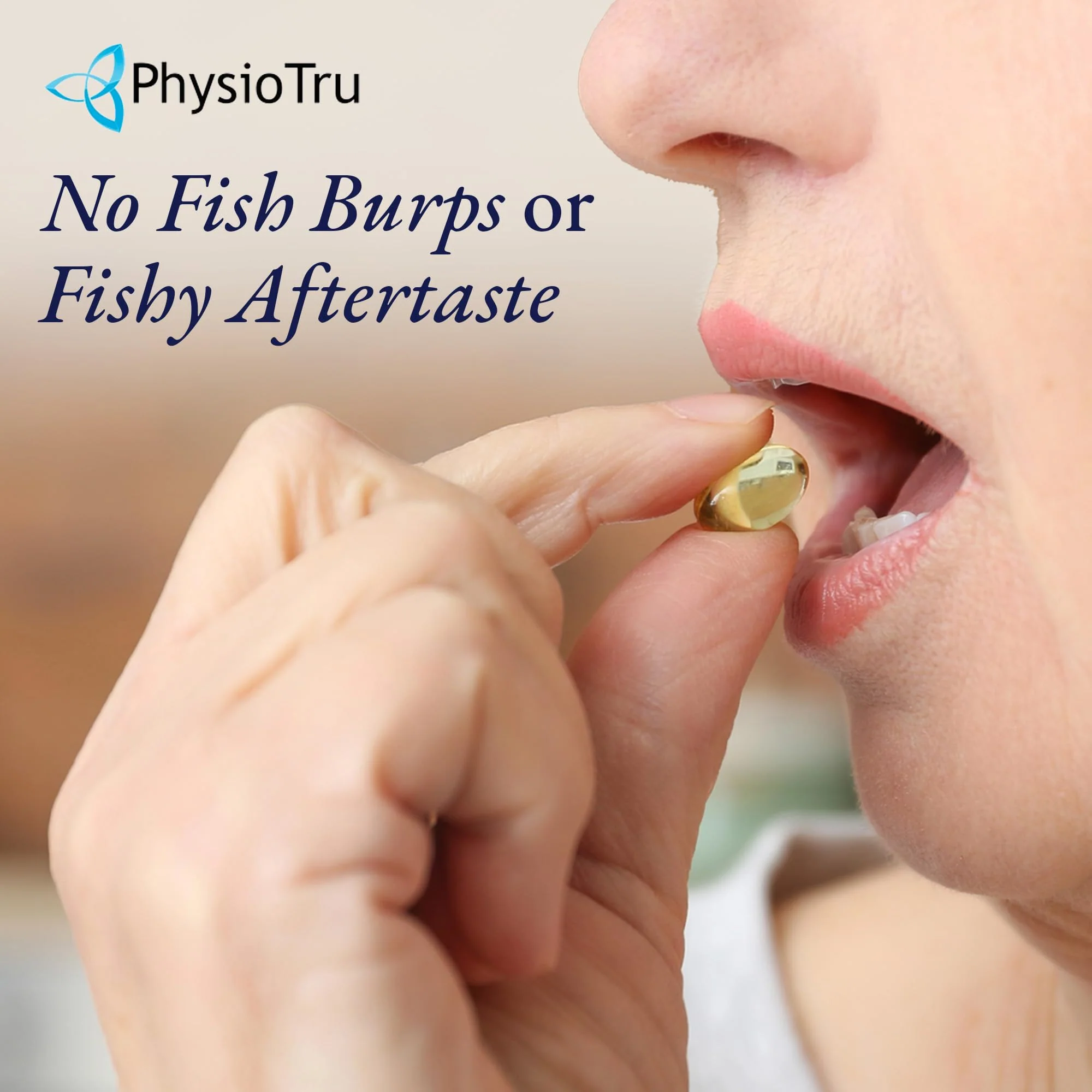 PhysioTru Omega 2400mg Fish Oil — EPA DHA DPA, Burpless, Light Citrus Flavor, Sustainably Sourced, 60 Softgels - Image 6